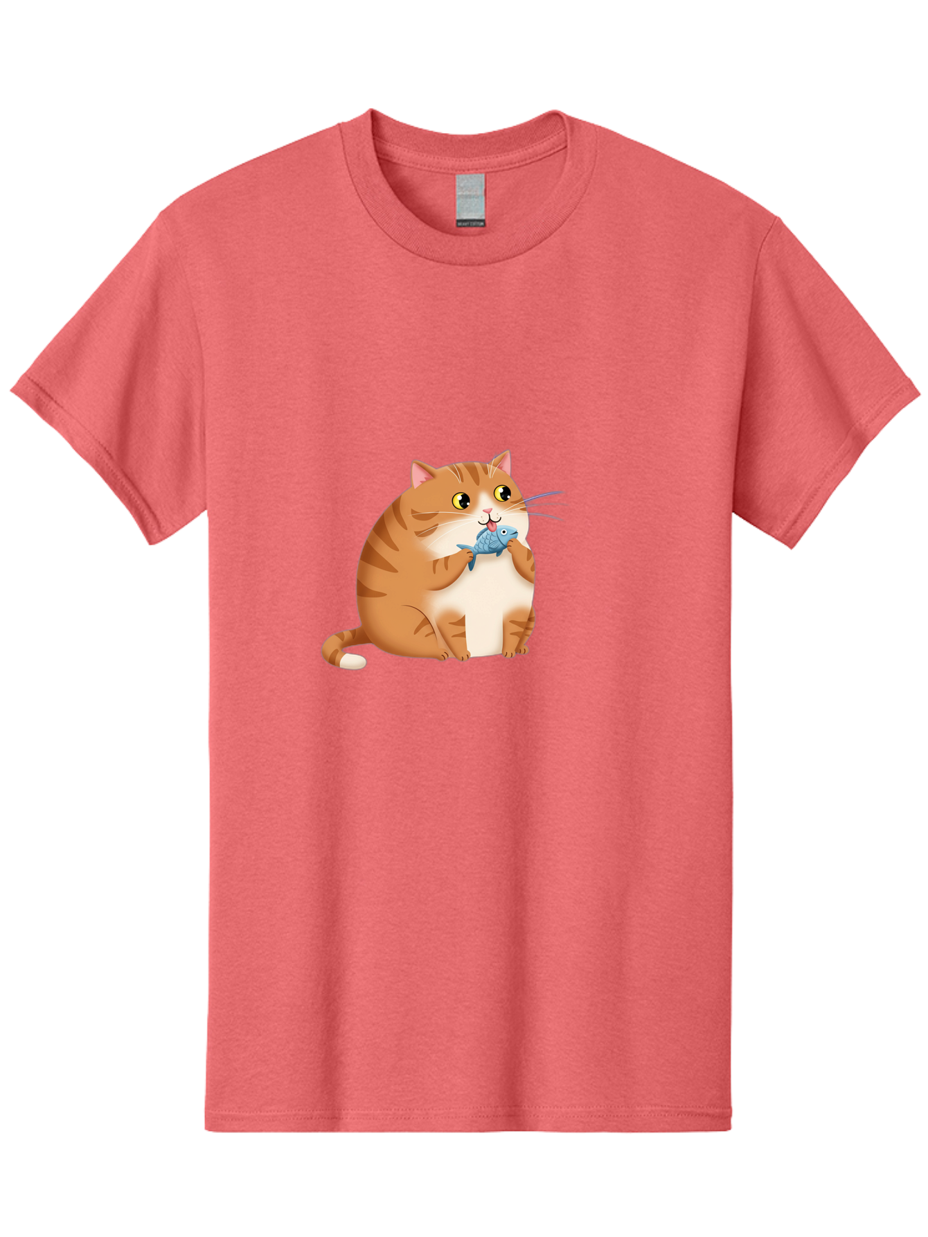 Cat-With-Fish-2 Men'S Graphic Tee, 100% Cotton, Comfortable Casual Summer Wear, Machine Washable, Vintage Camera, Old Camera, Antique Camera, Black Camera, Classic Photography, Photography Equipment, Nostalgic Device, Film Camera, Camera Art Bal990