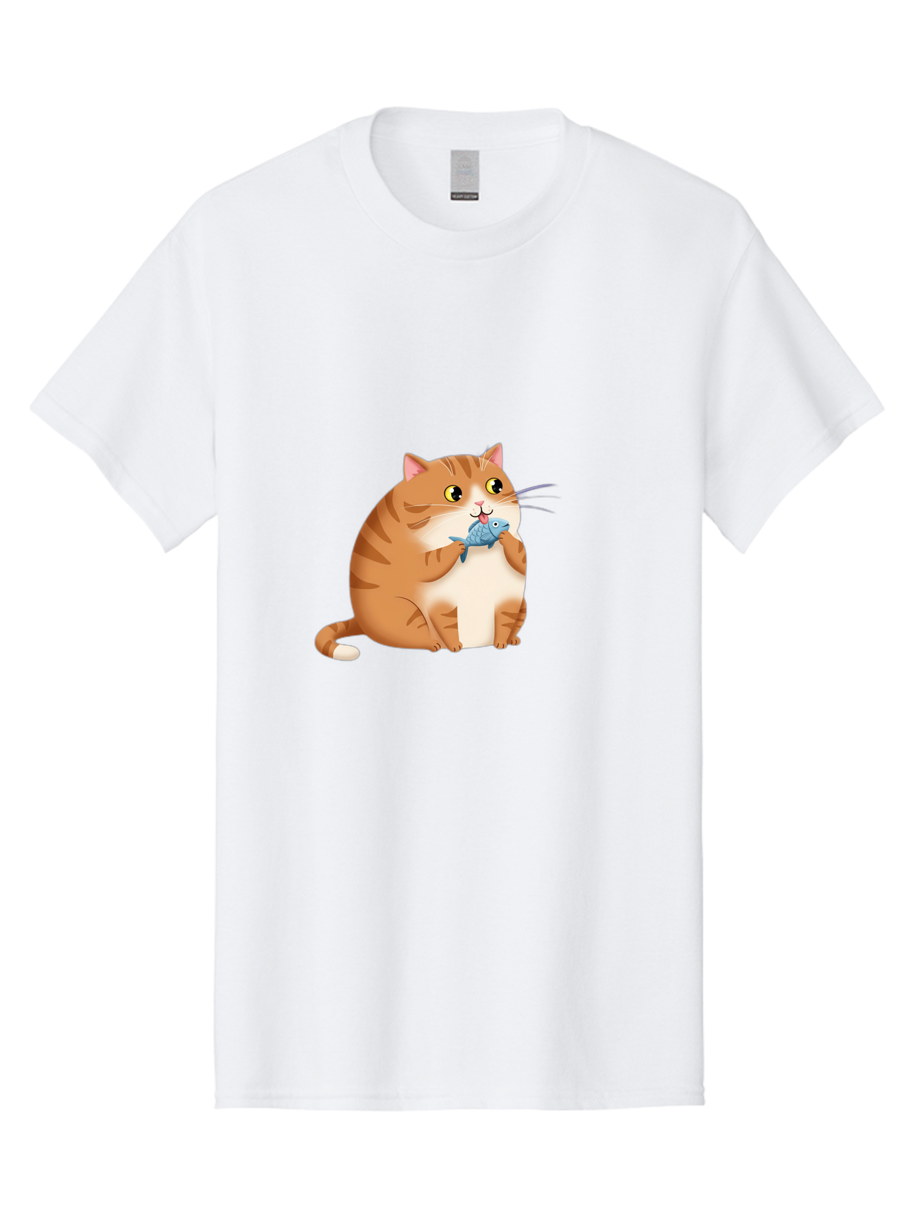 Cat-With-Fish-2 Men'S Graphic Tee, 100% Cotton, Comfortable Casual Summer Wear, Machine Washable, Vintage Camera, Old Camera, Antique Camera, Black Camera, Classic Photography, Photography Equipment, Nostalgic Device, Film Camera, Camera Art Bal990