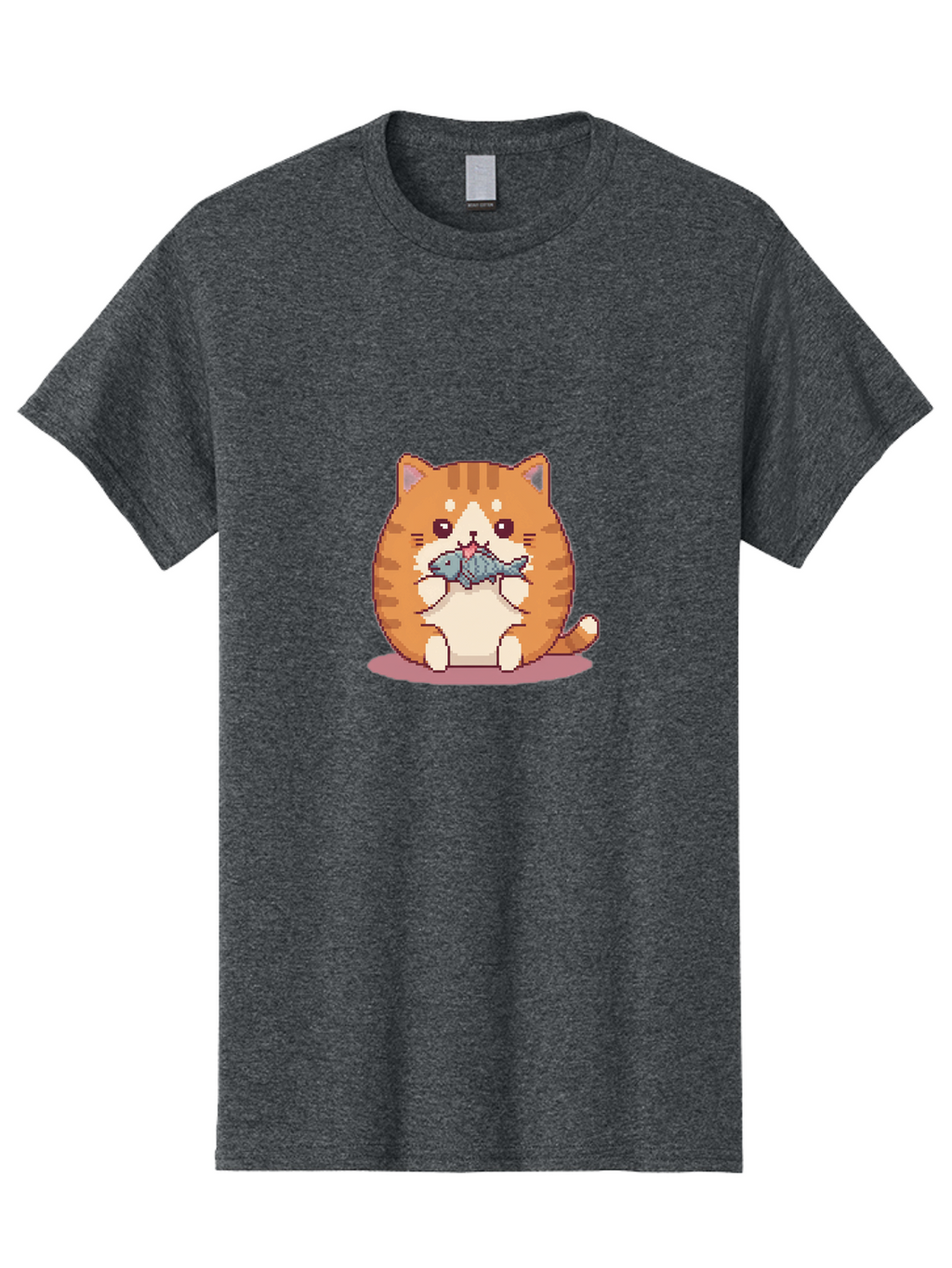 Cat-With-Fish-3 Men'S Graphic Tee, 100% Cotton, Comfortable Casual Summer Wear, Machine Washable, Vintage Camera, Old Camera, Antique Camera, Black Camera, Classic Photography, Photography Equipment, Nostalgic Device, Film Camera, Camera Art Bal991