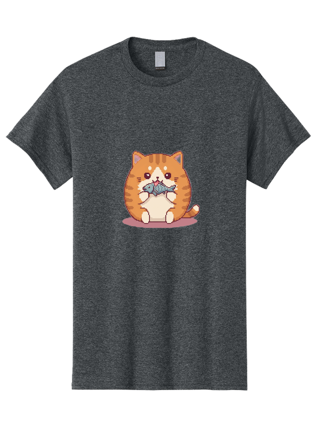 Cat-With-Fish-3 Men'S Graphic Tee, 100% Cotton, Comfortable Casual Summer Wear, Machine Washable, Vintage Camera, Old Camera, Antique Camera, Black Camera, Classic Photography, Photography Equipment, Nostalgic Device, Film Camera, Camera Art Bal991