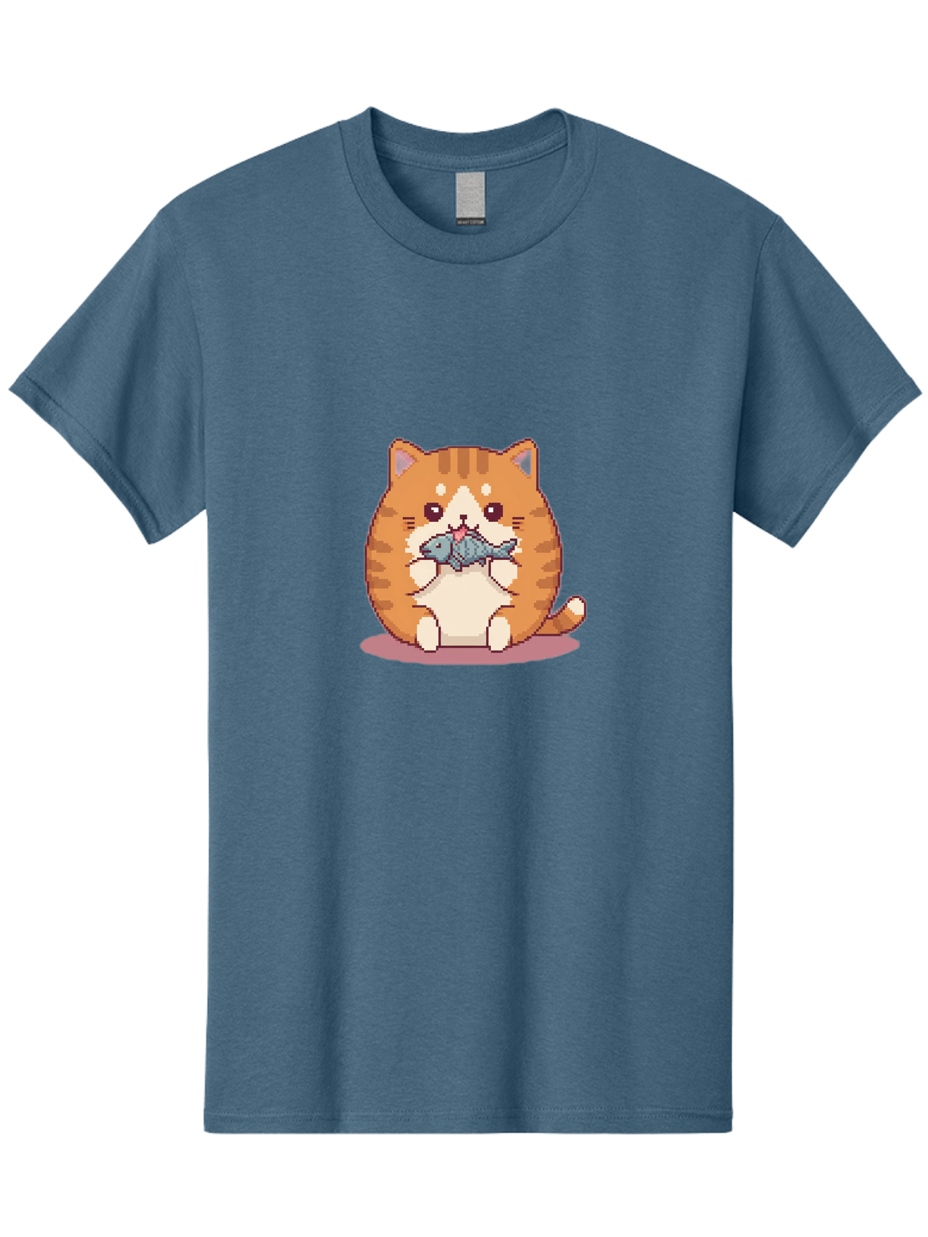 Cat-With-Fish-3 Men'S Graphic Tee, 100% Cotton, Comfortable Casual Summer Wear, Machine Washable, Vintage Camera, Old Camera, Antique Camera, Black Camera, Classic Photography, Photography Equipment, Nostalgic Device, Film Camera, Camera Art Bal991