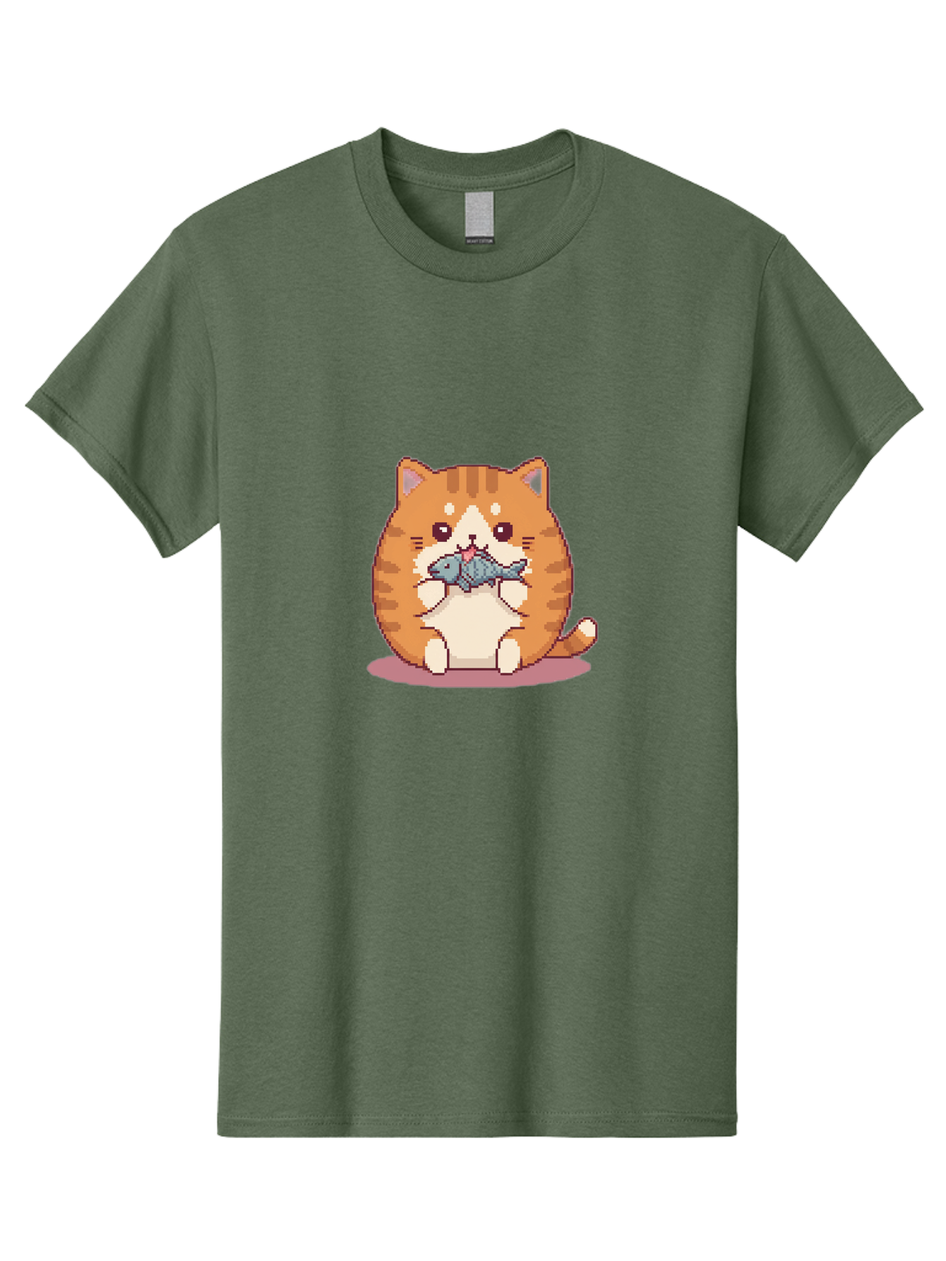 Cat-With-Fish-3 Men'S Graphic Tee, 100% Cotton, Comfortable Casual Summer Wear, Machine Washable, Vintage Camera, Old Camera, Antique Camera, Black Camera, Classic Photography, Photography Equipment, Nostalgic Device, Film Camera, Camera Art Bal991