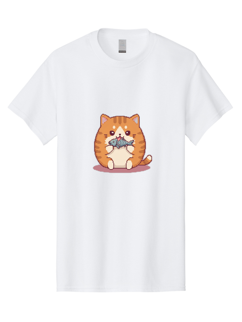 Cat-With-Fish-3 Men'S Graphic Tee, 100% Cotton, Comfortable Casual Summer Wear, Machine Washable, Vintage Camera, Old Camera, Antique Camera, Black Camera, Classic Photography, Photography Equipment, Nostalgic Device, Film Camera, Camera Art Bal991