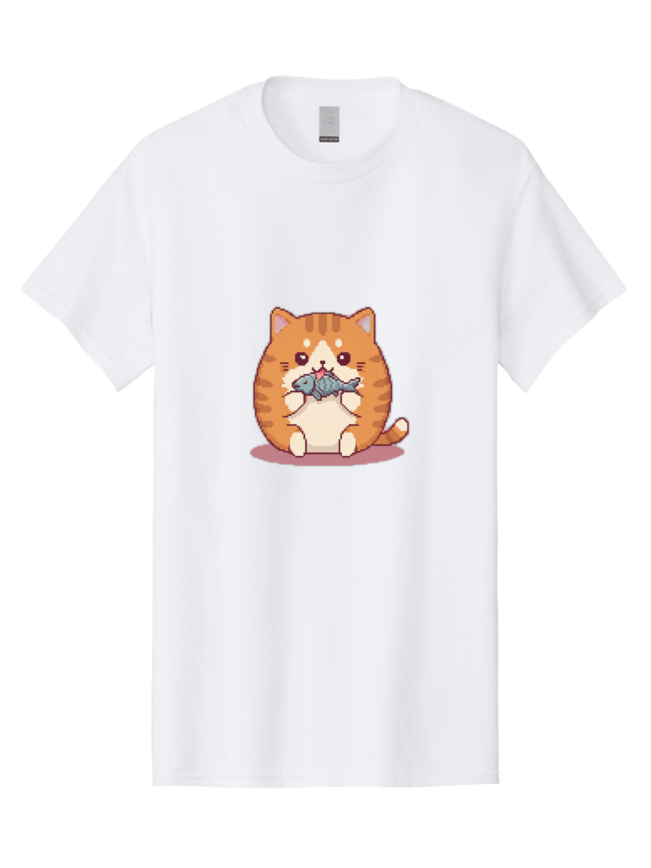 Cat-With-Fish-3 Men'S Graphic Tee, 100% Cotton, Comfortable Casual Summer Wear, Machine Washable, Vintage Camera, Old Camera, Antique Camera, Black Camera, Classic Photography, Photography Equipment, Nostalgic Device, Film Camera, Camera Art Bal991