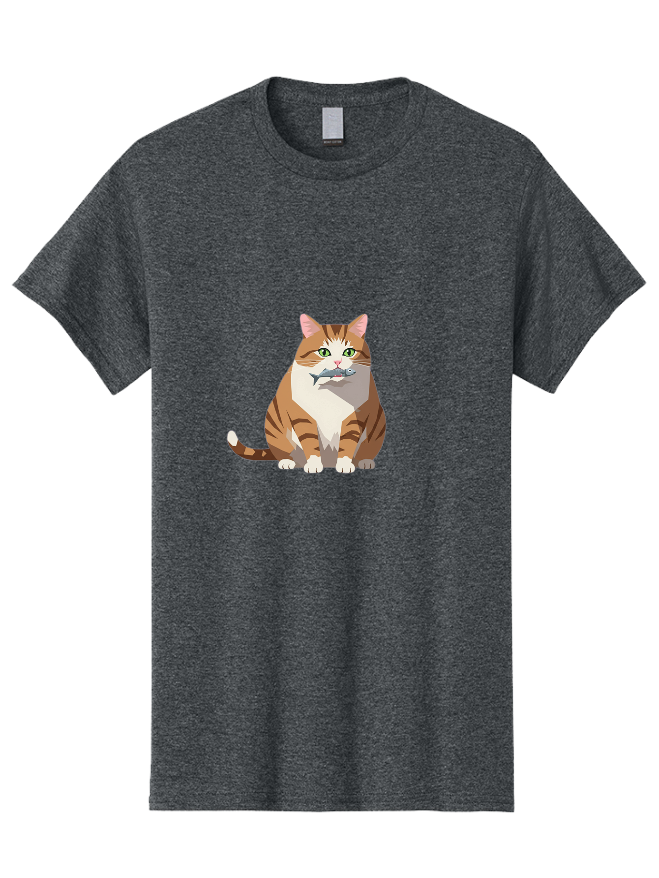 Cat-With-Fish-4 Men'S Graphic Tee, 100% Cotton, Comfortable Casual Summer Wear, Machine Washable, Vintage Camera, Old Camera, Antique Camera, Black Camera, Classic Photography, Photography Equipment, Nostalgic Device, Film Camera, Camera Art Bal992