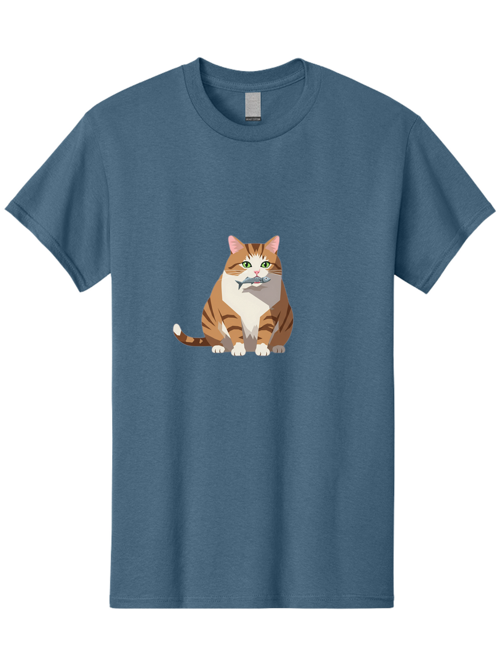 Cat-With-Fish-4 Men'S Graphic Tee, 100% Cotton, Comfortable Casual Summer Wear, Machine Washable, Vintage Camera, Old Camera, Antique Camera, Black Camera, Classic Photography, Photography Equipment, Nostalgic Device, Film Camera, Camera Art Bal992