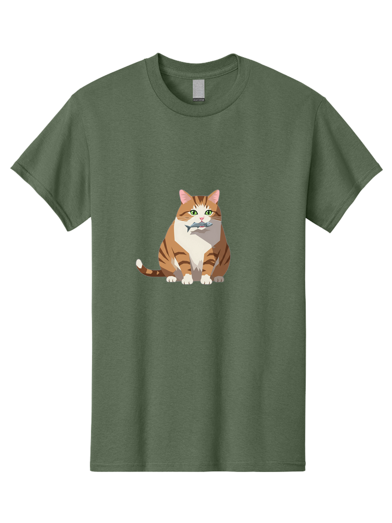 Cat-With-Fish-4 Men'S Graphic Tee, 100% Cotton, Comfortable Casual Summer Wear, Machine Washable, Vintage Camera, Old Camera, Antique Camera, Black Camera, Classic Photography, Photography Equipment, Nostalgic Device, Film Camera, Camera Art Bal992