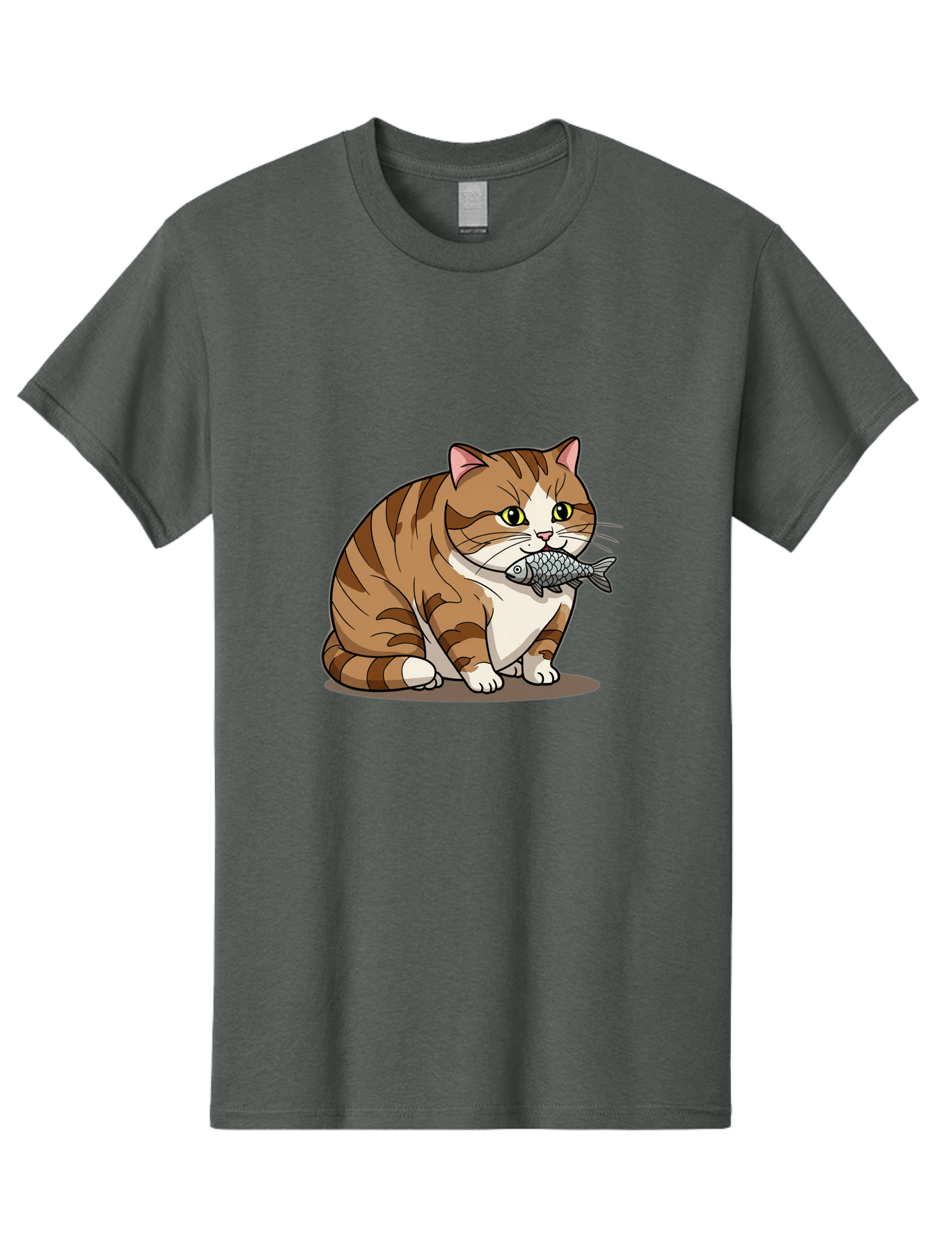 Cat-With-Fish-5 Men'S Graphic Tee, 100% Cotton, Comfortable Casual Summer Wear, Machine Washable, Vintage Camera, Old Camera, Antique Camera, Black Camera, Classic Photography, Photography Equipment, Nostalgic Device, Film Camera, Camera Art Bal993