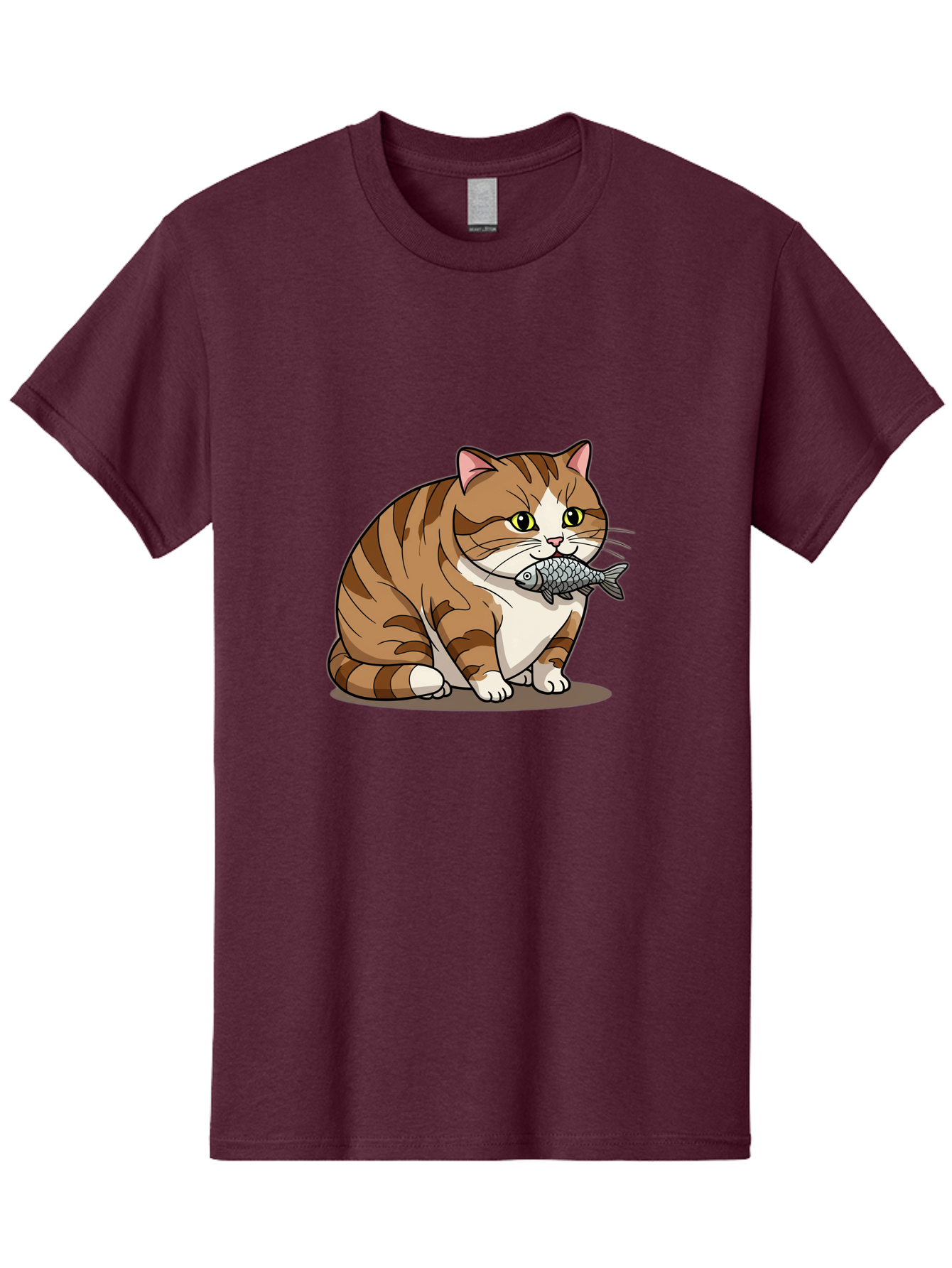Cat-With-Fish-5 Men'S Graphic Tee, 100% Cotton, Comfortable Casual Summer Wear, Machine Washable, Vintage Camera, Old Camera, Antique Camera, Black Camera, Classic Photography, Photography Equipment, Nostalgic Device, Film Camera, Camera Art Bal993