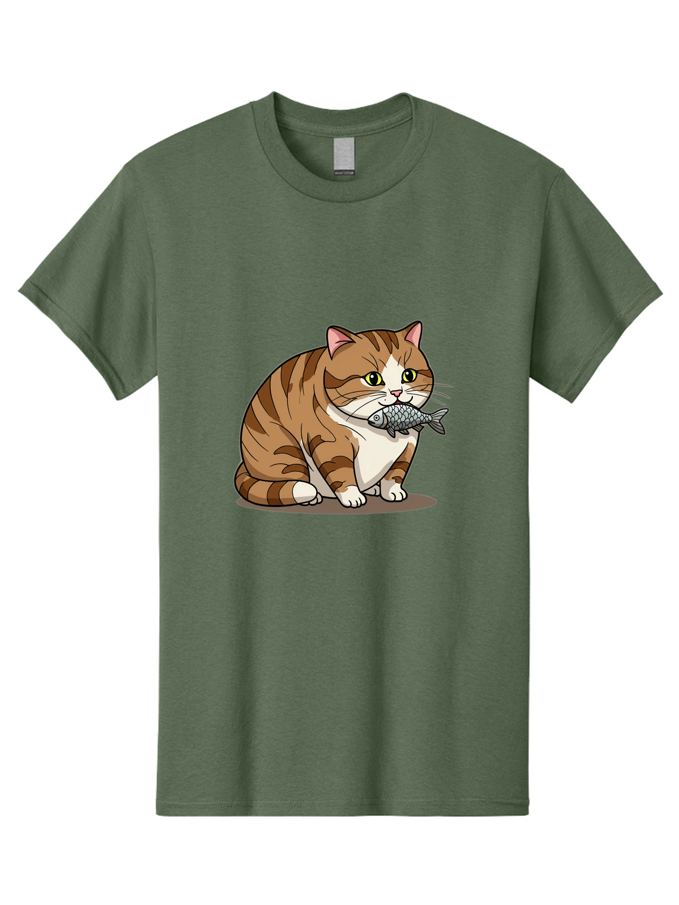 Cat-With-Fish-5 Men'S Graphic Tee, 100% Cotton, Comfortable Casual Summer Wear, Machine Washable, Vintage Camera, Old Camera, Antique Camera, Black Camera, Classic Photography, Photography Equipment, Nostalgic Device, Film Camera, Camera Art Bal993