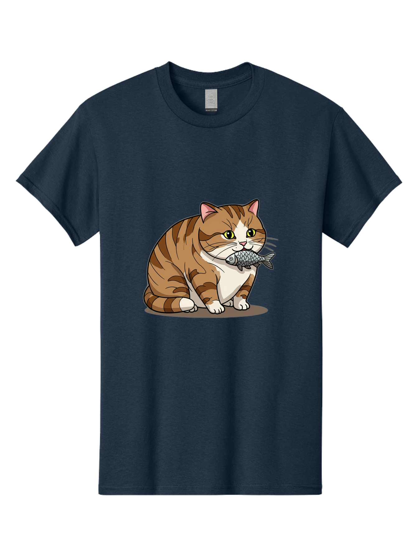 Cat-With-Fish-5 Men'S Graphic Tee, 100% Cotton, Comfortable Casual Summer Wear, Machine Washable, Vintage Camera, Old Camera, Antique Camera, Black Camera, Classic Photography, Photography Equipment, Nostalgic Device, Film Camera, Camera Art Bal993
