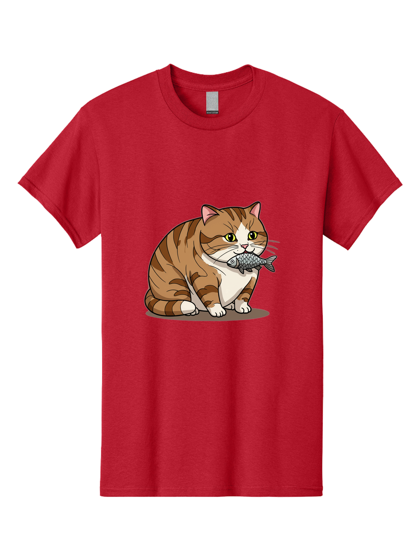 Cat-With-Fish-5 Men'S Graphic Tee, 100% Cotton, Comfortable Casual Summer Wear, Machine Washable, Vintage Camera, Old Camera, Antique Camera, Black Camera, Classic Photography, Photography Equipment, Nostalgic Device, Film Camera, Camera Art Bal993