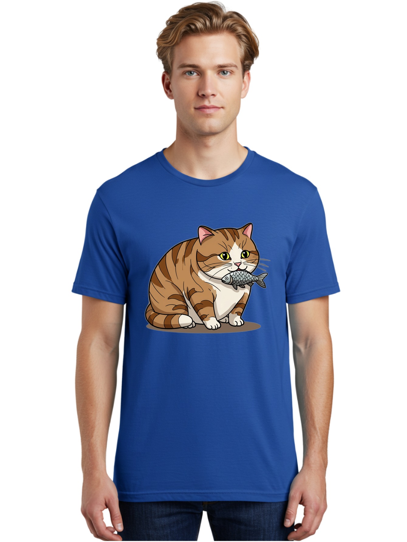 Cat-With-Fish-5 Men'S Graphic Tee, 100% Cotton, Comfortable Casual Summer Wear, Machine Washable, Vintage Camera, Old Camera, Antique Camera, Black Camera, Classic Photography, Photography Equipment, Nostalgic Device, Film Camera, Camera Art Bal993