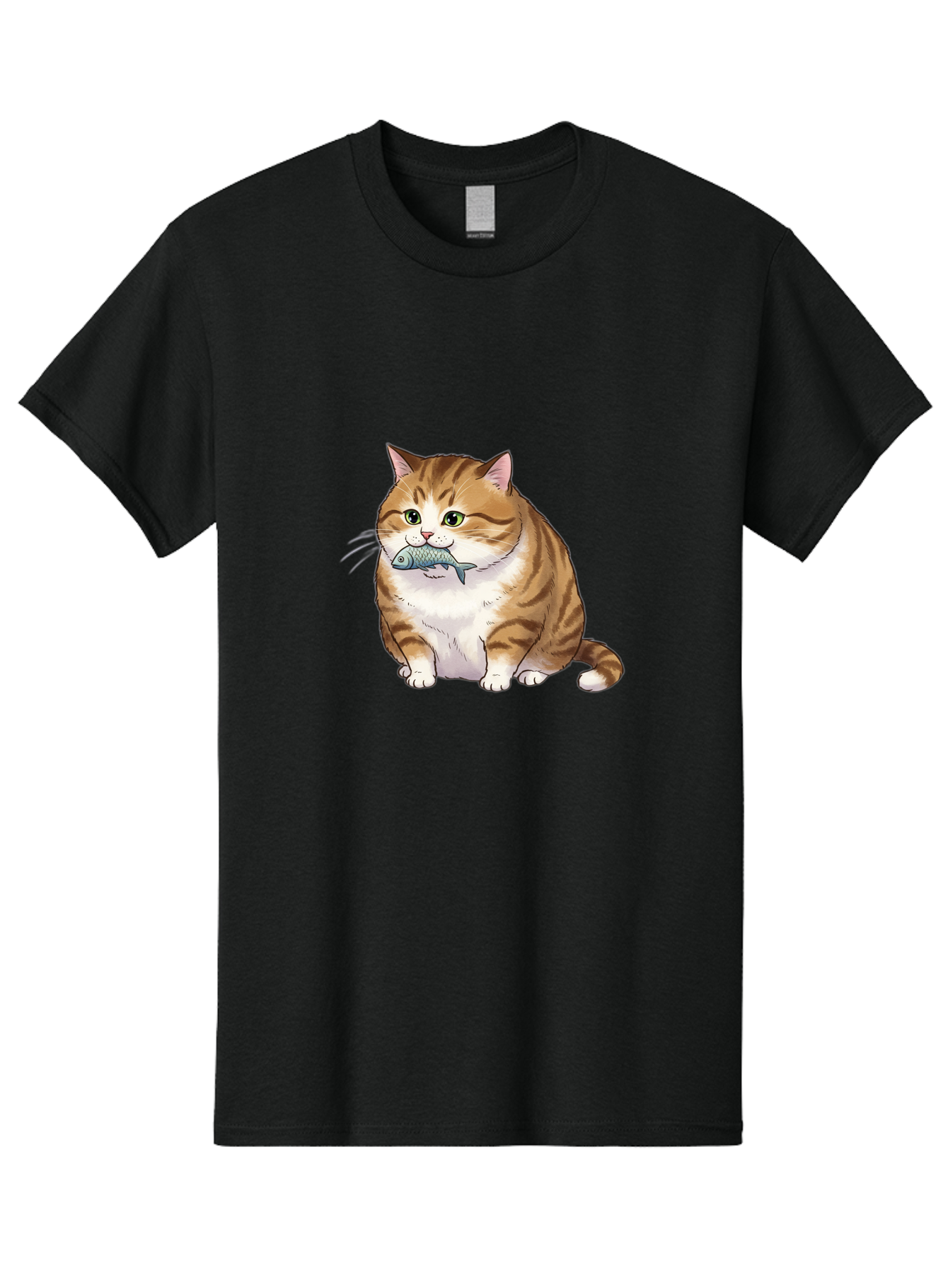 Cat-With-Fish-7 Men'S Graphic Tee, 100% Cotton, Comfortable Casual Summer Wear, Machine Washable, Vintage Camera, Old Camera, Antique Camera, Black Camera, Classic Photography, Photography Equipment, Nostalgic Device, Film Camera, Camera Art Bal995