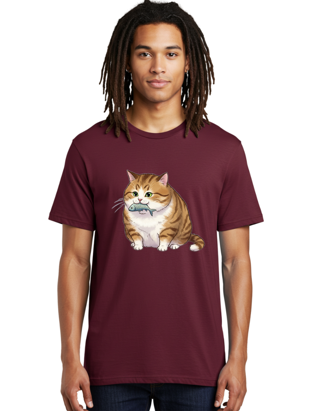 Cat-With-Fish-7 Men'S Graphic Tee, 100% Cotton, Comfortable Casual Summer Wear, Machine Washable, Vintage Camera, Old Camera, Antique Camera, Black Camera, Classic Photography, Photography Equipment, Nostalgic Device, Film Camera, Camera Art Bal995