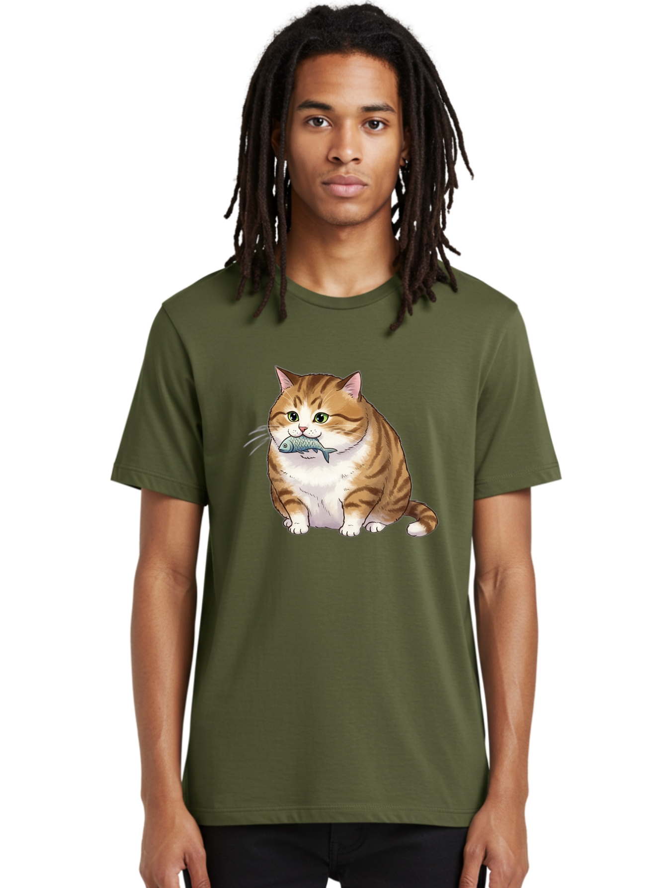 Cat-With-Fish-7 Men'S Graphic Tee, 100% Cotton, Comfortable Casual Summer Wear, Machine Washable, Vintage Camera, Old Camera, Antique Camera, Black Camera, Classic Photography, Photography Equipment, Nostalgic Device, Film Camera, Camera Art Bal995