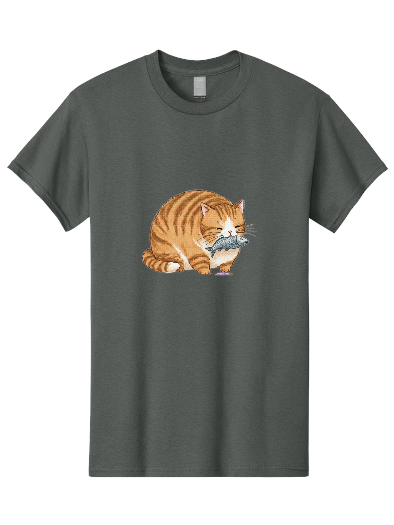 Cat-With-Fish-8 Men'S Graphic Tee, 100% Cotton, Comfortable Casual Summer Wear, Machine Washable, Vintage Camera, Old Camera, Antique Camera, Black Camera, Classic Photography, Photography Equipment, Nostalgic Device, Film Camera, Camera Art Bal996