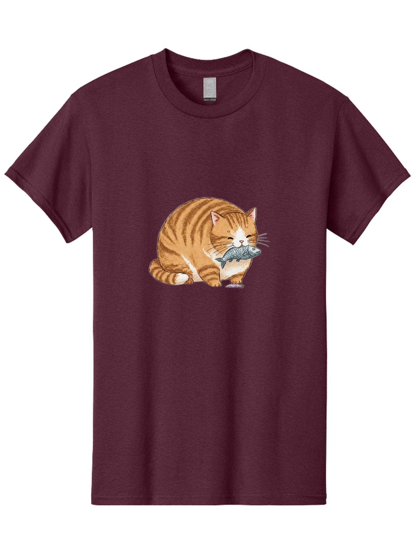 Cat-With-Fish-8 Men'S Graphic Tee, 100% Cotton, Comfortable Casual Summer Wear, Machine Washable, Vintage Camera, Old Camera, Antique Camera, Black Camera, Classic Photography, Photography Equipment, Nostalgic Device, Film Camera, Camera Art Bal996