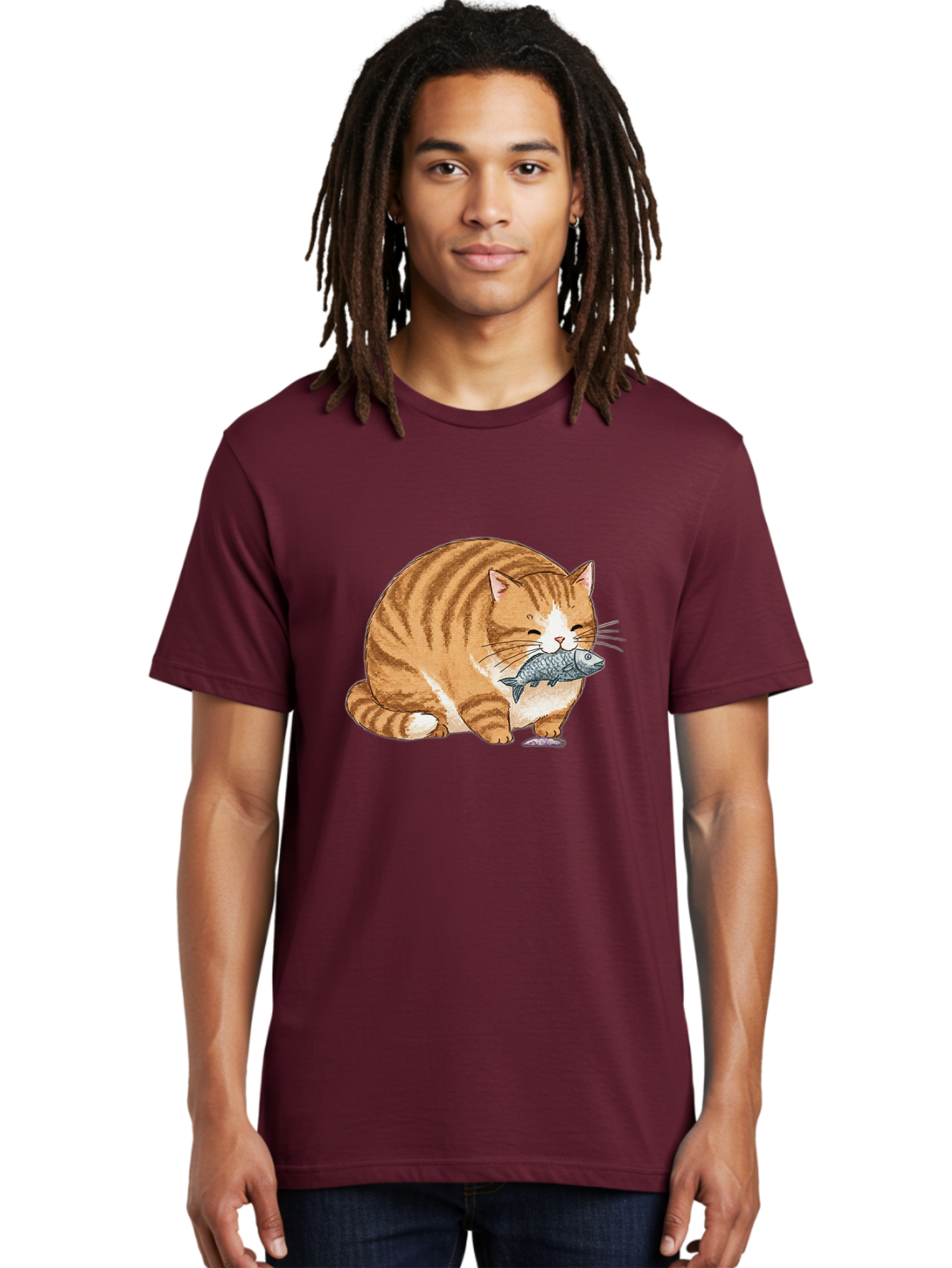 Cat-With-Fish-8 Men'S Graphic Tee, 100% Cotton, Comfortable Casual Summer Wear, Machine Washable, Vintage Camera, Old Camera, Antique Camera, Black Camera, Classic Photography, Photography Equipment, Nostalgic Device, Film Camera, Camera Art Bal996
