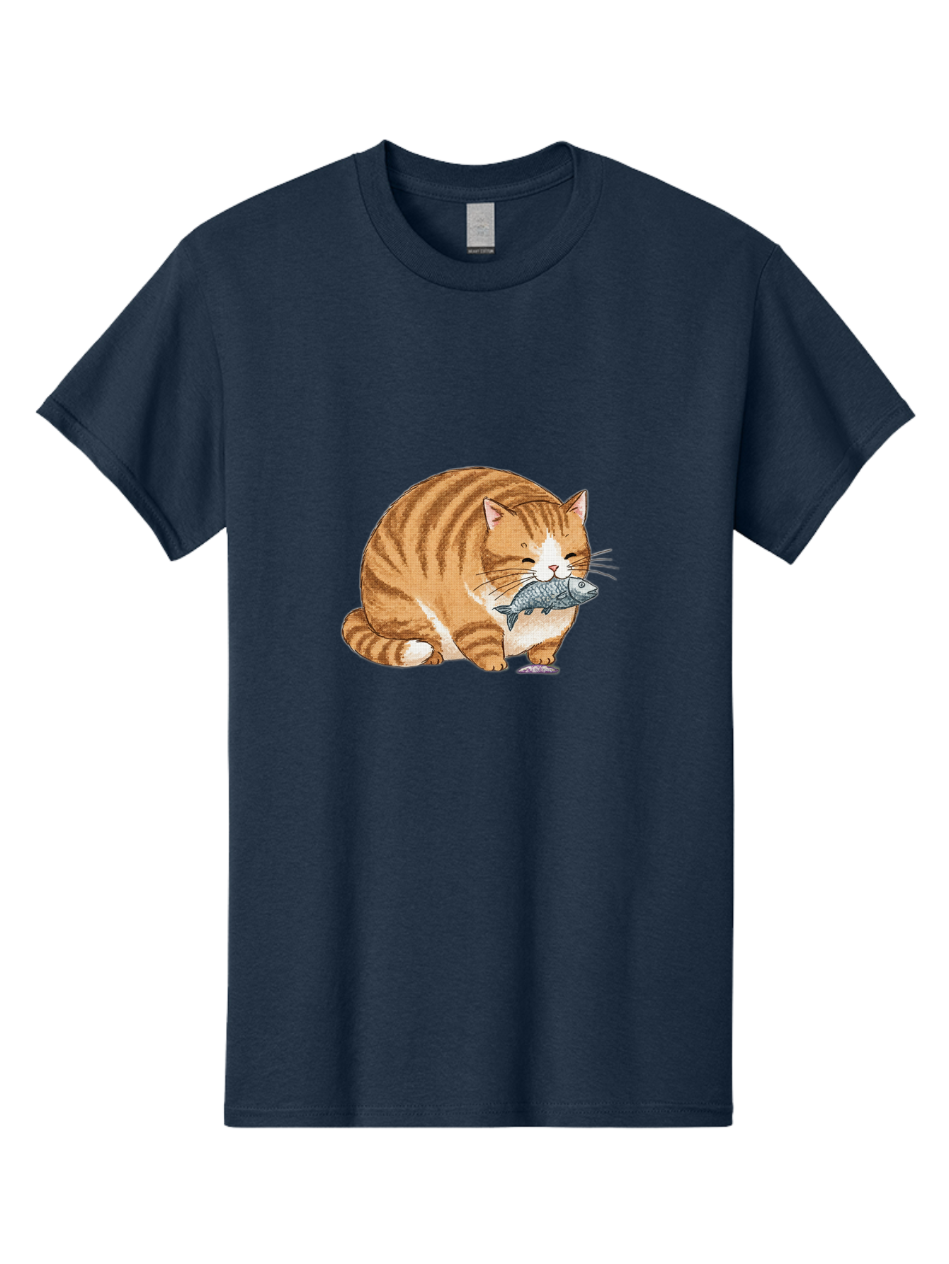 Cat-With-Fish-8 Men'S Graphic Tee, 100% Cotton, Comfortable Casual Summer Wear, Machine Washable, Vintage Camera, Old Camera, Antique Camera, Black Camera, Classic Photography, Photography Equipment, Nostalgic Device, Film Camera, Camera Art Bal996