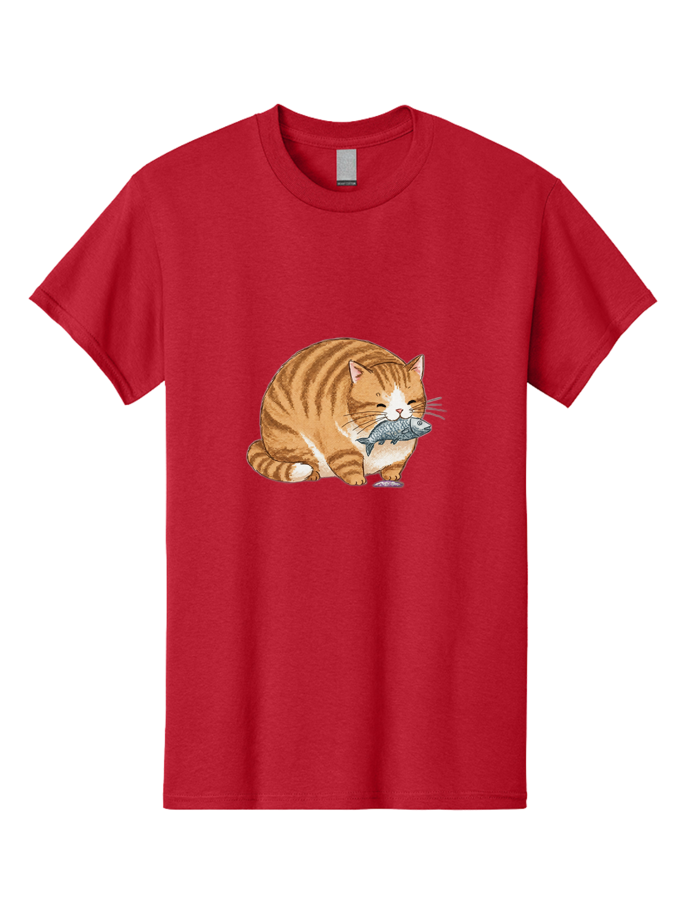 Cat-With-Fish-8 Men'S Graphic Tee, 100% Cotton, Comfortable Casual Summer Wear, Machine Washable, Vintage Camera, Old Camera, Antique Camera, Black Camera, Classic Photography, Photography Equipment, Nostalgic Device, Film Camera, Camera Art Bal996