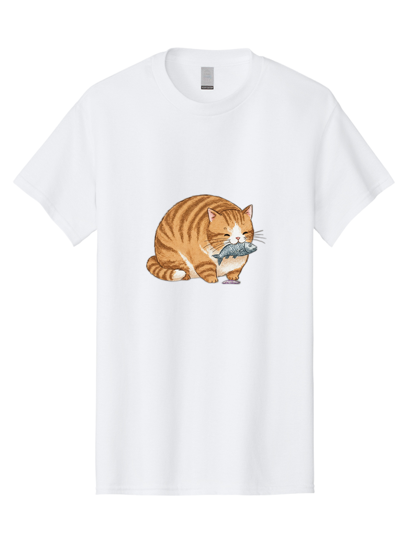 Cat-With-Fish-8 Men'S Graphic Tee, 100% Cotton, Comfortable Casual Summer Wear, Machine Washable, Vintage Camera, Old Camera, Antique Camera, Black Camera, Classic Photography, Photography Equipment, Nostalgic Device, Film Camera, Camera Art Bal996