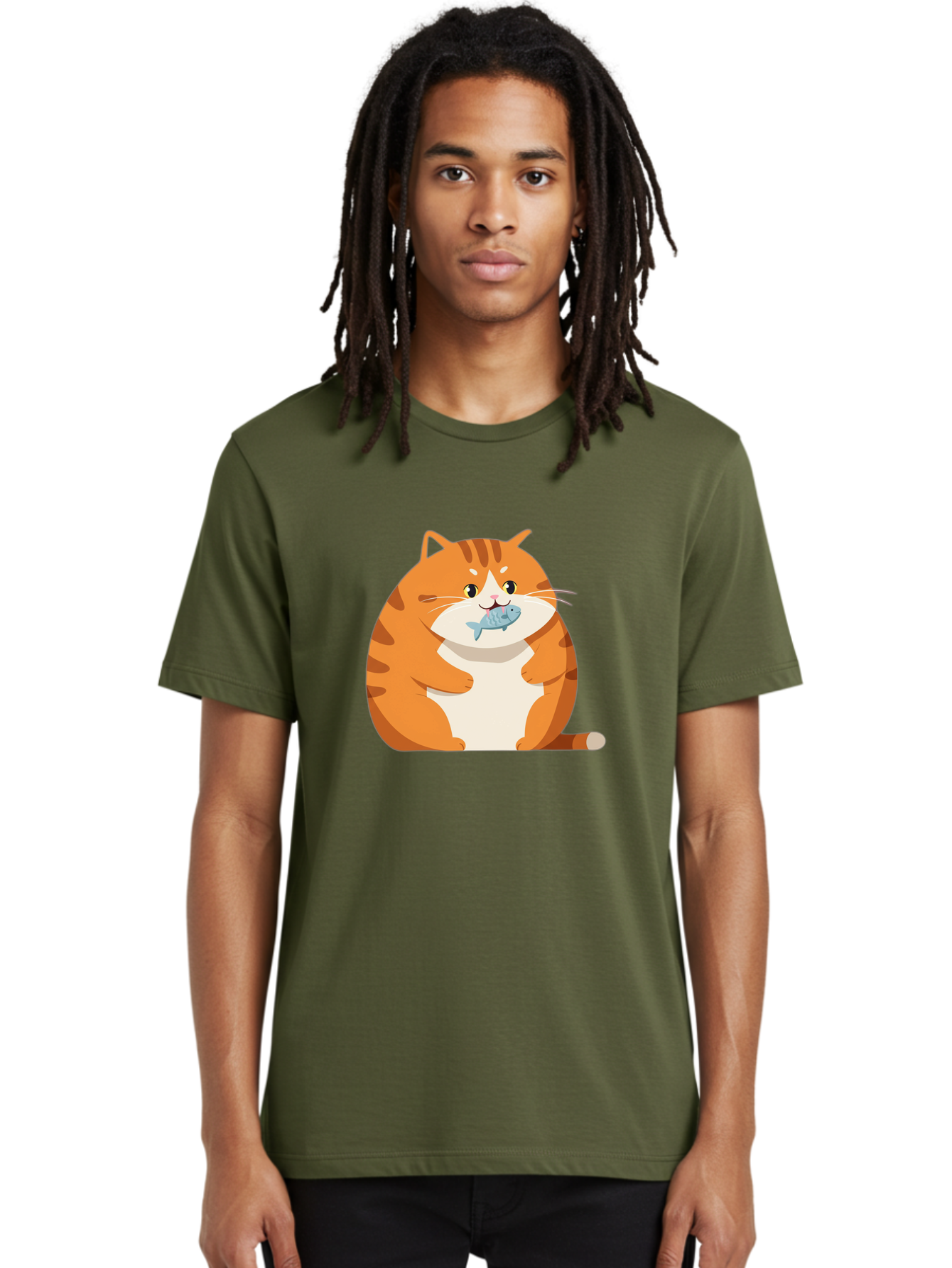 Cat-With-Fish-9 Men'S Graphic Tee, 100% Cotton, Comfortable Casual Summer Wear, Machine Washable, Vintage Camera, Old Camera, Antique Camera, Black Camera, Classic Photography, Photography Equipment, Nostalgic Device, Film Camera, Camera Art Bal997