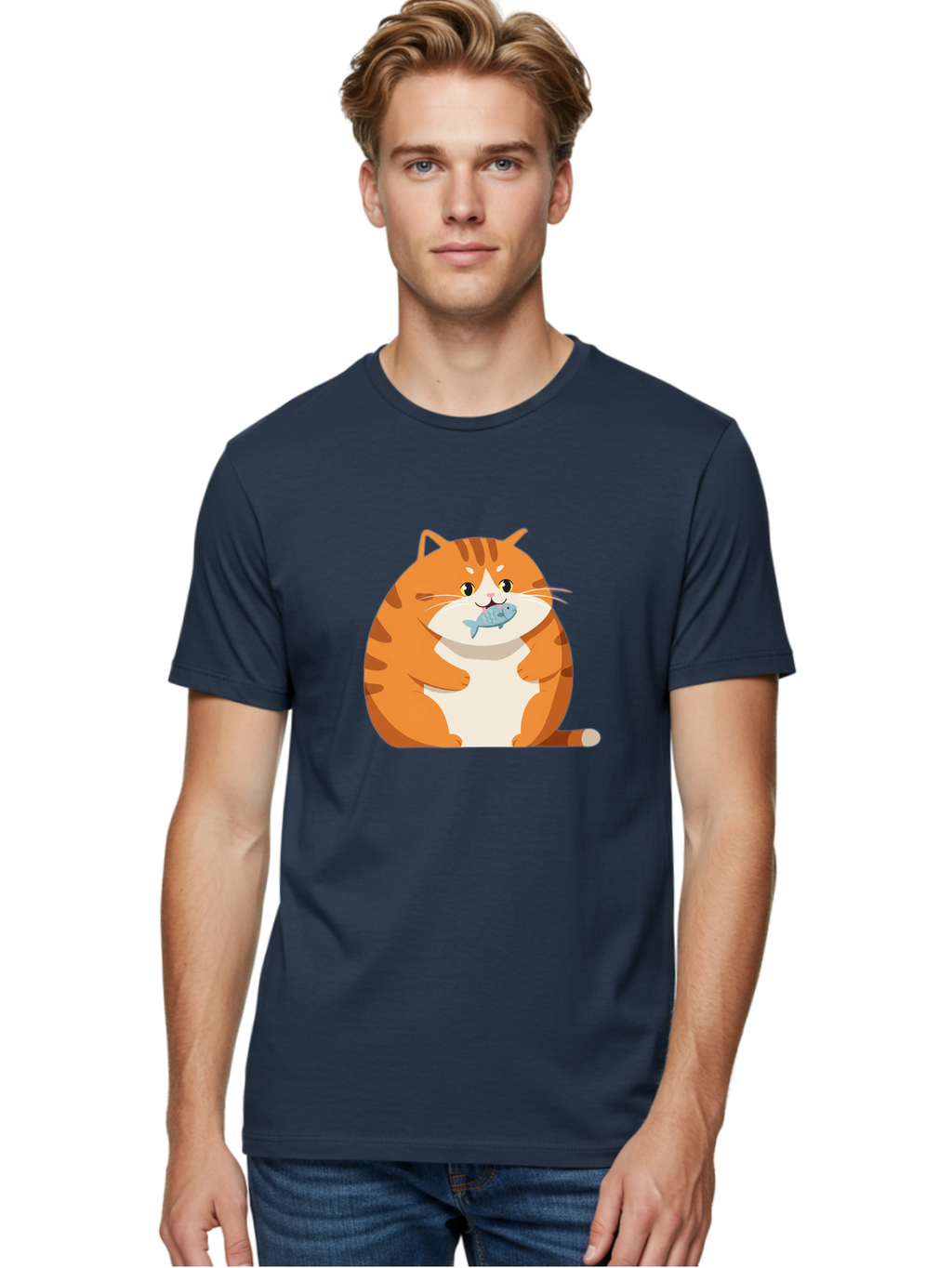 Cat-With-Fish-9 Men'S Graphic Tee, 100% Cotton, Comfortable Casual Summer Wear, Machine Washable, Vintage Camera, Old Camera, Antique Camera, Black Camera, Classic Photography, Photography Equipment, Nostalgic Device, Film Camera, Camera Art Bal997