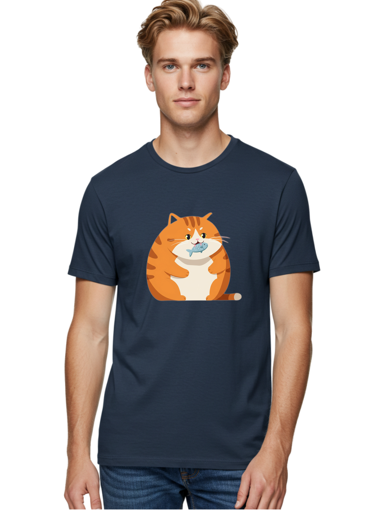 Cat-With-Fish-9 Men'S Graphic Tee, 100% Cotton, Comfortable Casual Summer Wear, Machine Washable, Vintage Camera, Old Camera, Antique Camera, Black Camera, Classic Photography, Photography Equipment, Nostalgic Device, Film Camera, Camera Art Bal997