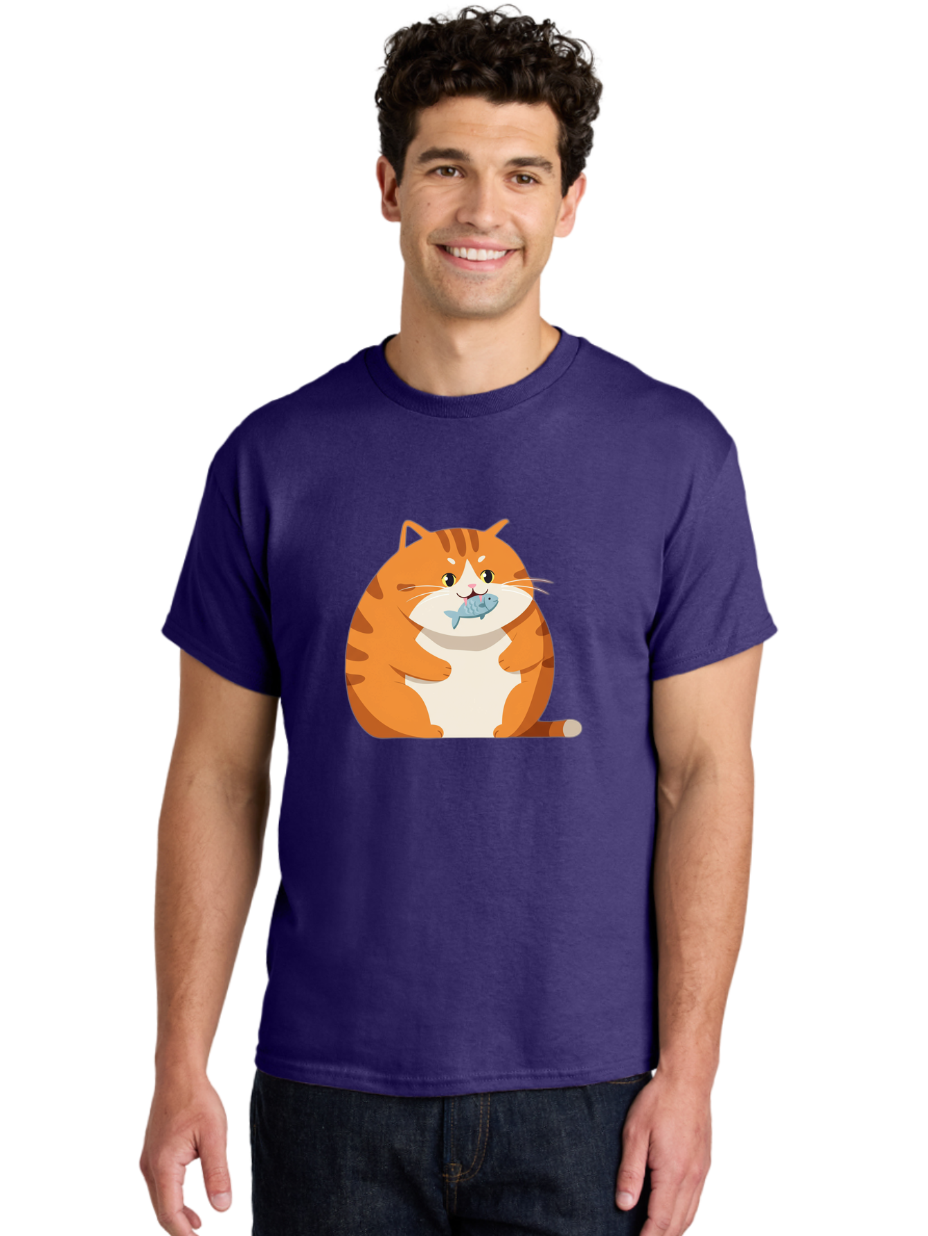 Cat-With-Fish-9 Men'S Graphic Tee, 100% Cotton, Comfortable Casual Summer Wear, Machine Washable, Vintage Camera, Old Camera, Antique Camera, Black Camera, Classic Photography, Photography Equipment, Nostalgic Device, Film Camera, Camera Art Bal997