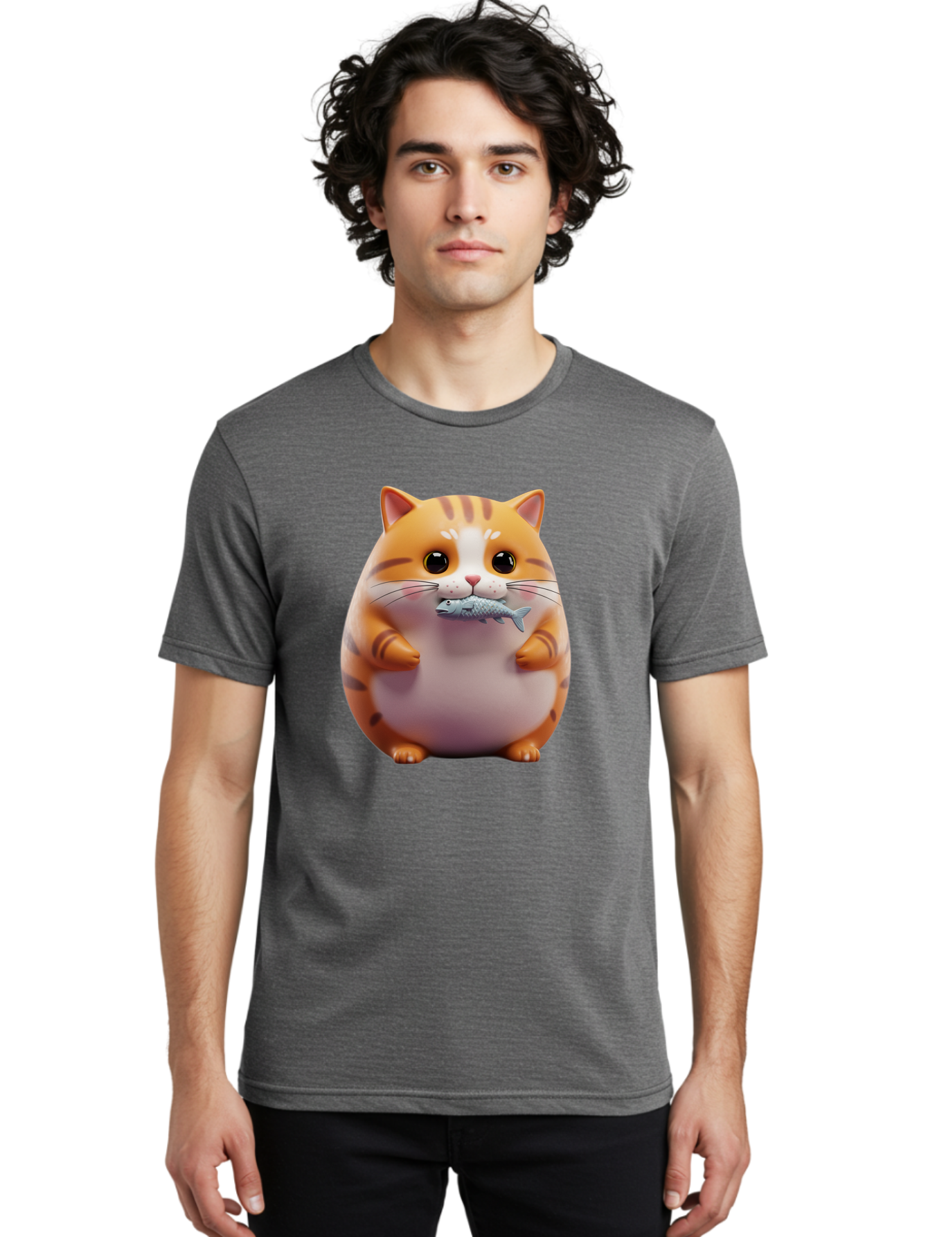 Cat-With-Fish Men'S Graphic Tee, 100% Cotton, Comfortable Casual Summer Wear, Machine Washable, Vintage Camera, Old Camera, Antique Camera, Black Camera, Classic Photography, Photography Equipment, Nostalgic Device, Film Camera, Camera Art Bal998
