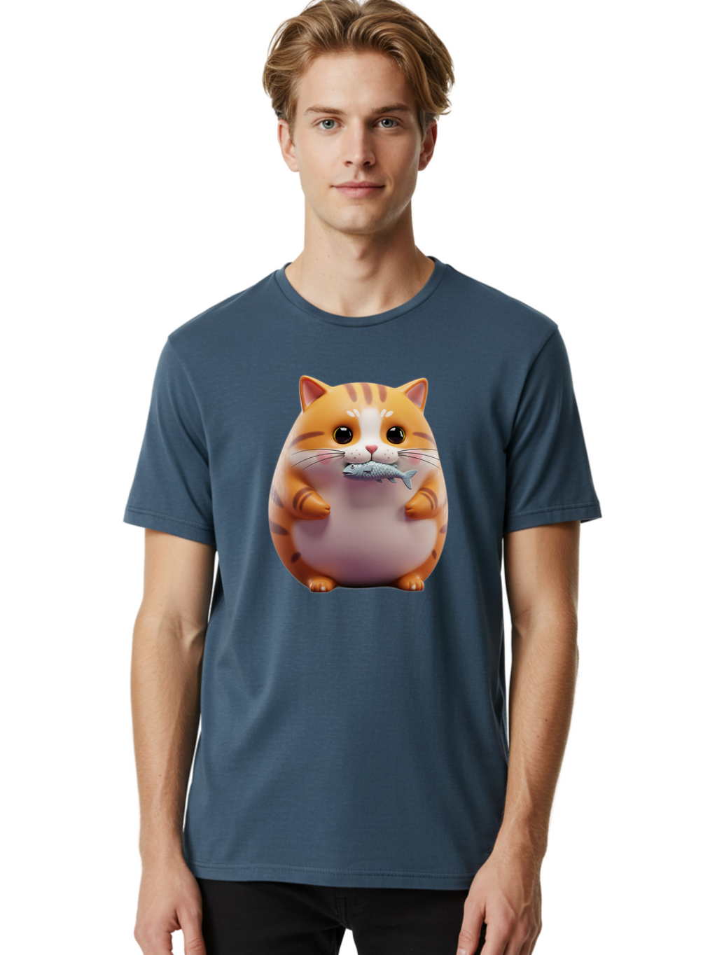Cat-With-Fish Men'S Graphic Tee, 100% Cotton, Comfortable Casual Summer Wear, Machine Washable, Vintage Camera, Old Camera, Antique Camera, Black Camera, Classic Photography, Photography Equipment, Nostalgic Device, Film Camera, Camera Art Bal998