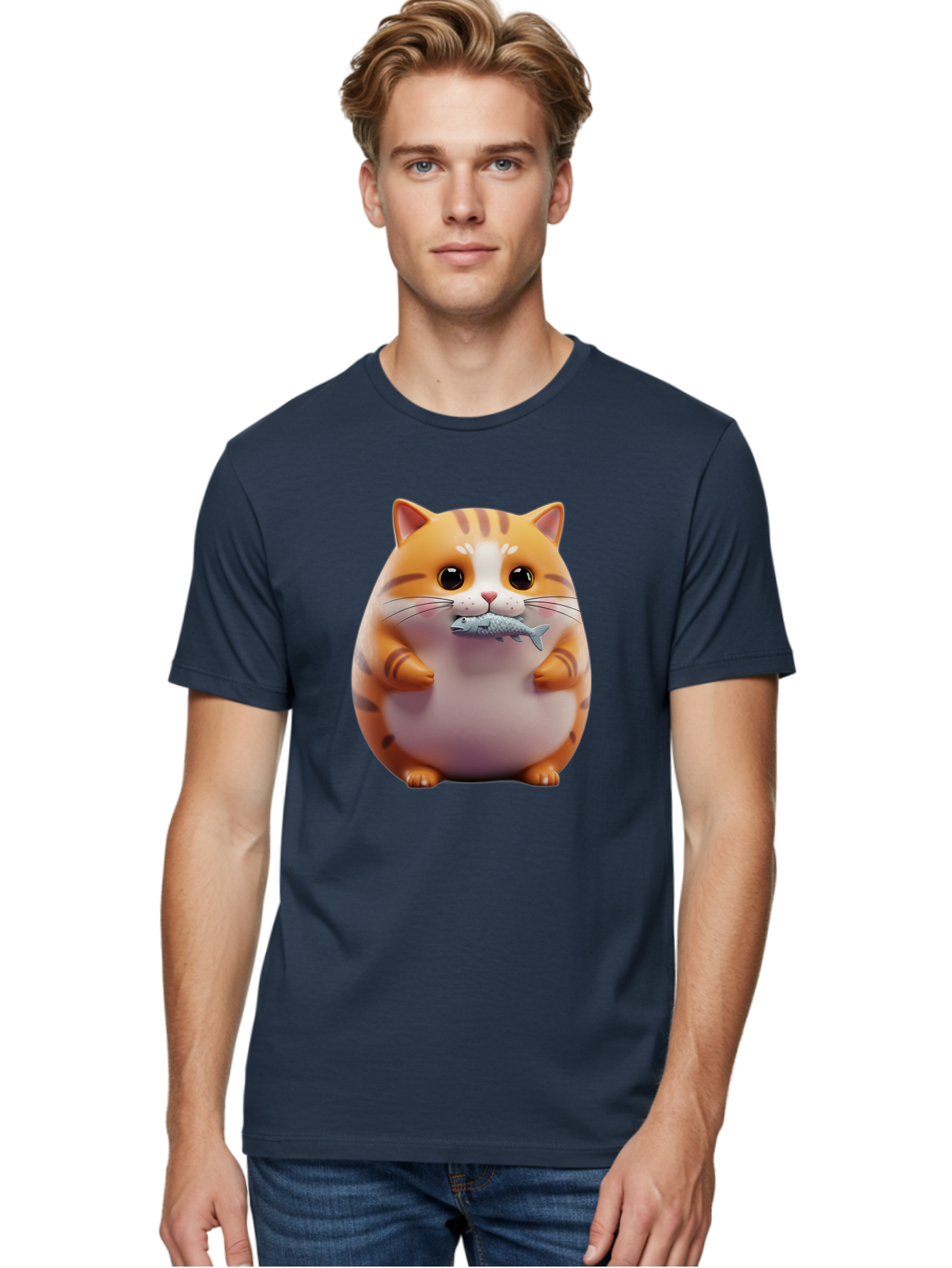 Cat-With-Fish Men'S Graphic Tee, 100% Cotton, Comfortable Casual Summer Wear, Machine Washable, Vintage Camera, Old Camera, Antique Camera, Black Camera, Classic Photography, Photography Equipment, Nostalgic Device, Film Camera, Camera Art Bal998