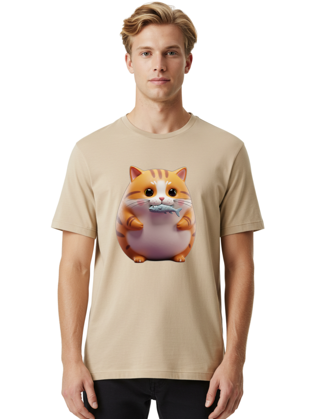 Cat-With-Fish Men'S Graphic Tee, 100% Cotton, Comfortable Casual Summer Wear, Machine Washable, Vintage Camera, Old Camera, Antique Camera, Black Camera, Classic Photography, Photography Equipment, Nostalgic Device, Film Camera, Camera Art Bal998