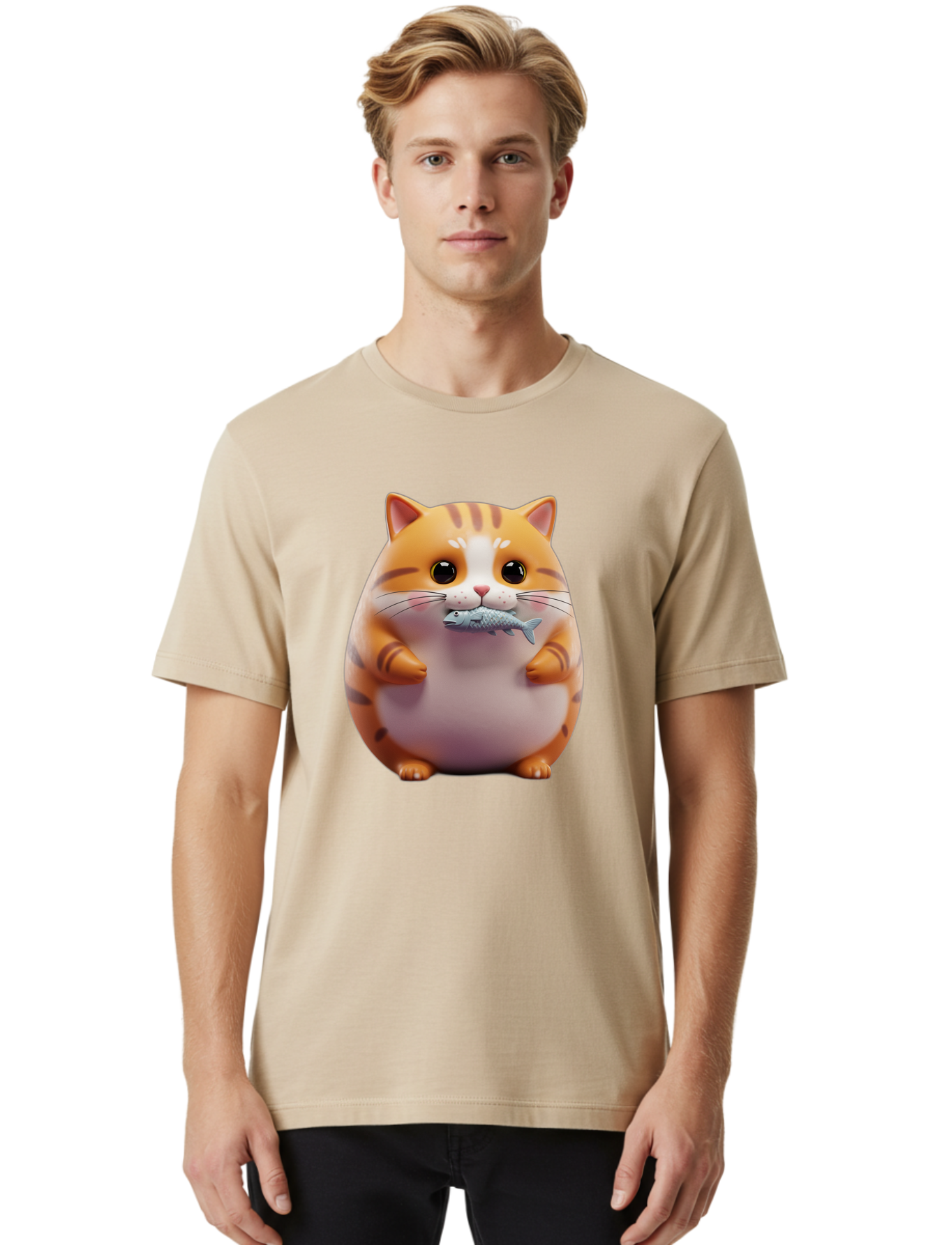 Cat-With-Fish Men'S Graphic Tee, 100% Cotton, Comfortable Casual Summer Wear, Machine Washable, Vintage Camera, Old Camera, Antique Camera, Black Camera, Classic Photography, Photography Equipment, Nostalgic Device, Film Camera, Camera Art Bal998