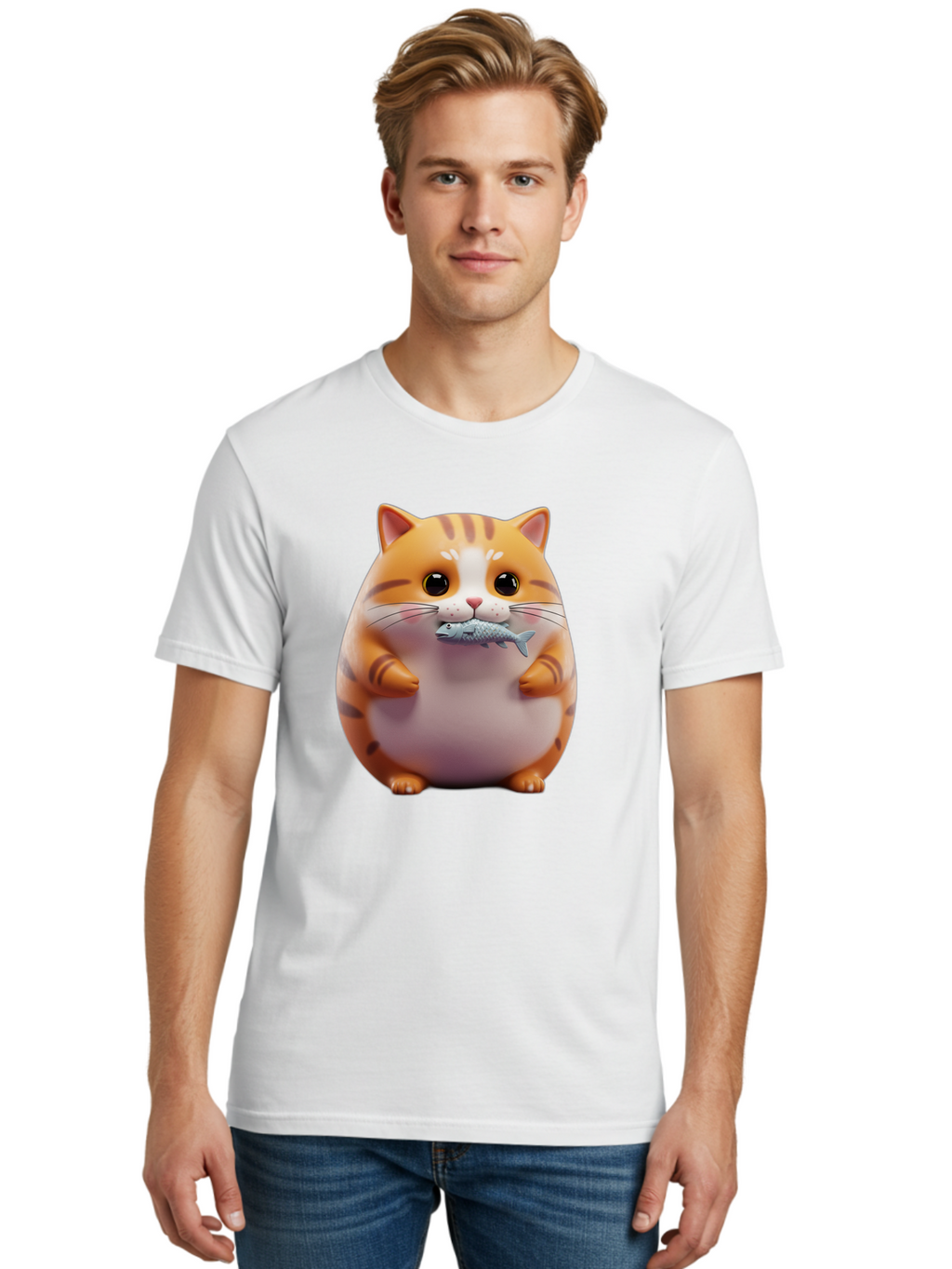 Cat-With-Fish Men'S Graphic Tee, 100% Cotton, Comfortable Casual Summer Wear, Machine Washable, Vintage Camera, Old Camera, Antique Camera, Black Camera, Classic Photography, Photography Equipment, Nostalgic Device, Film Camera, Camera Art Bal998