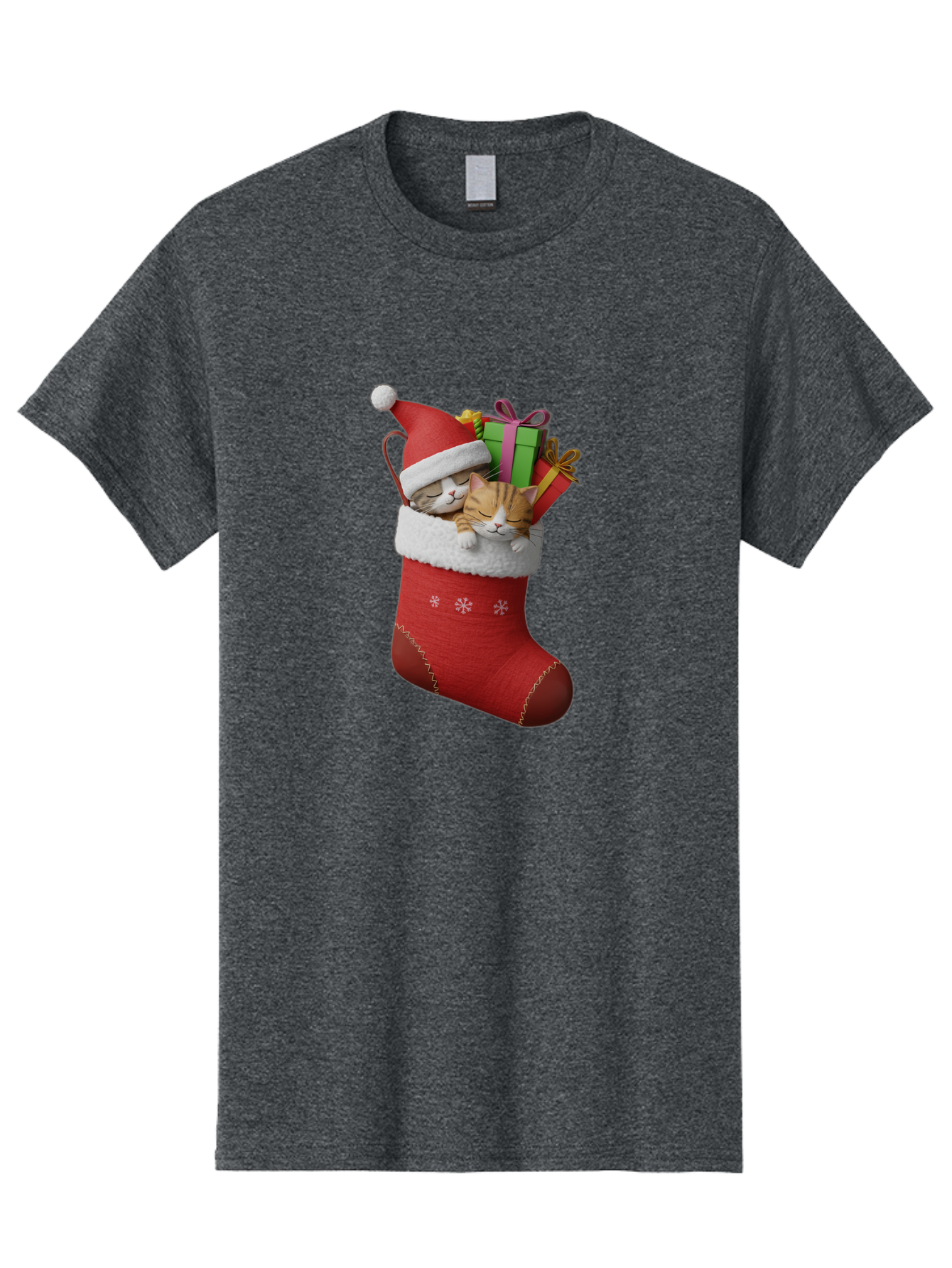 Cats-In-Christmas-Stocking Men'S Graphic Tee, 100% Cotton, Comfortable Casual Summer Wear, Machine Washable, Vintage Camera, Old Camera, Antique Camera, Black Camera, Classic Photography, Photography Equipment, Nostalgic Device, Film Camera, Bam000