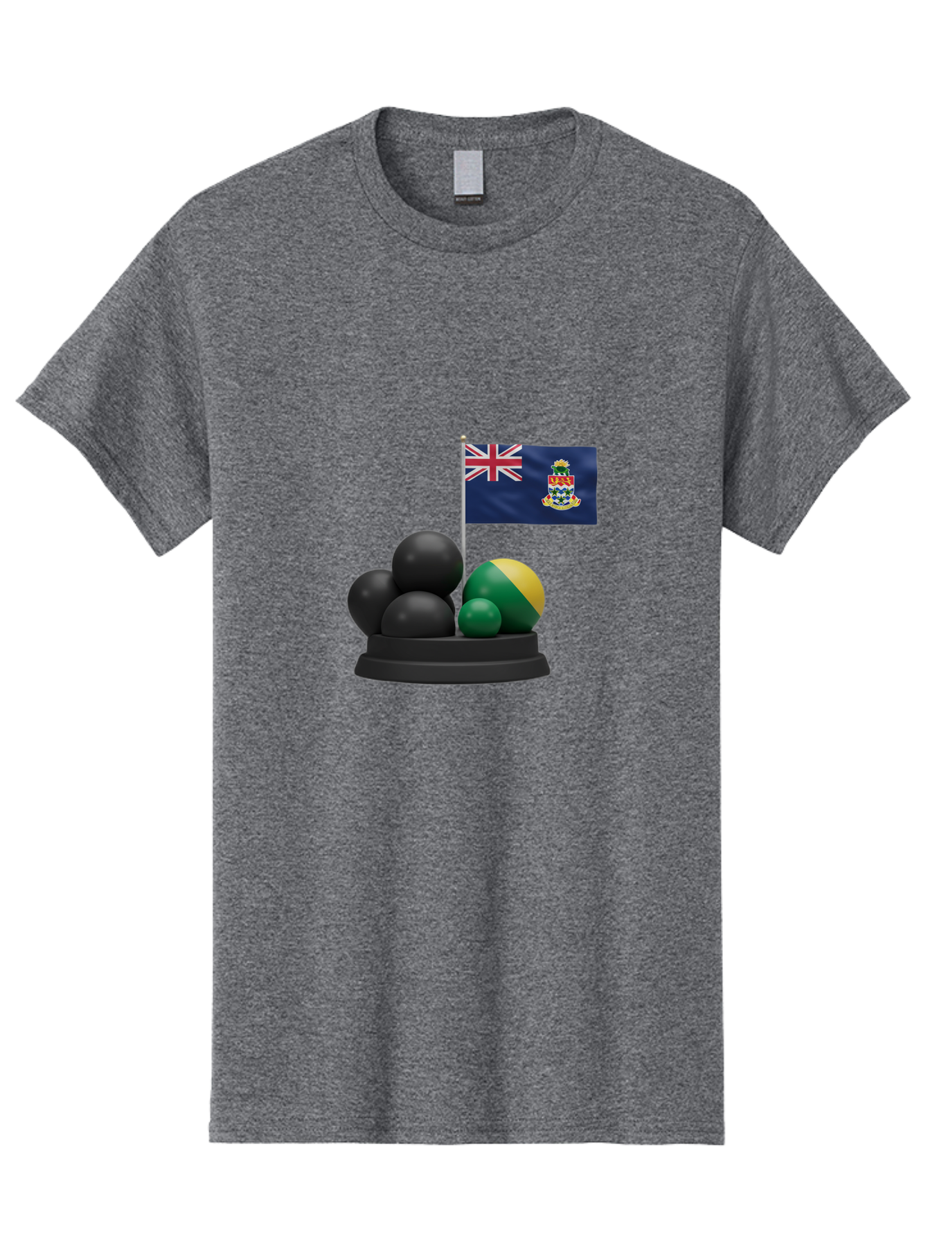 Cayman-Islands-Flag-With-Snooker-Balls Men'S Graphic Tee, 100% Cotton, Comfortable Casual Summer Wear, Machine Washable, Vintage Camera, Old Camera, Antique Camera, Black Camera, Classic Photography, Photography Equipment, Nostalgic Device, Bam001