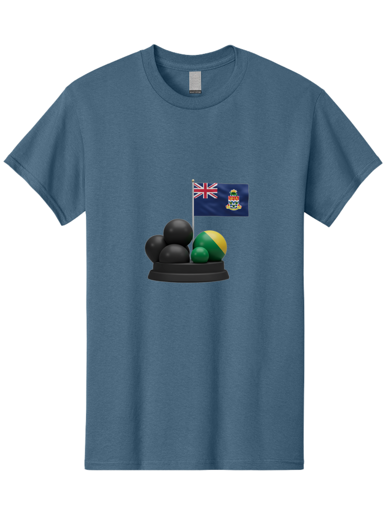 Cayman-Islands-Flag-With-Snooker-Balls Men'S Graphic Tee, 100% Cotton, Comfortable Casual Summer Wear, Machine Washable, Vintage Camera, Old Camera, Antique Camera, Black Camera, Classic Photography, Photography Equipment, Nostalgic Device, Bam001