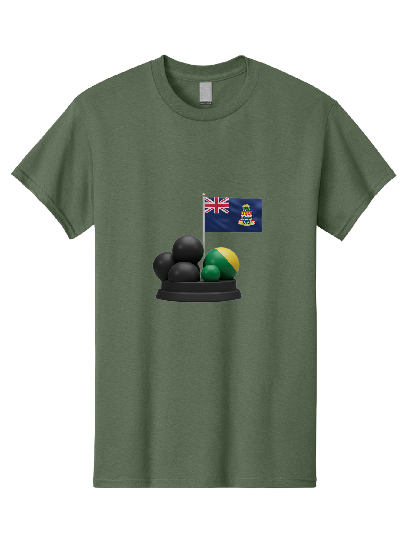 Cayman-Islands-Flag-With-Snooker-Balls Men'S Graphic Tee, 100% Cotton, Comfortable Casual Summer Wear, Machine Washable, Vintage Camera, Old Camera, Antique Camera, Black Camera, Classic Photography, Photography Equipment, Nostalgic Device, Bam001