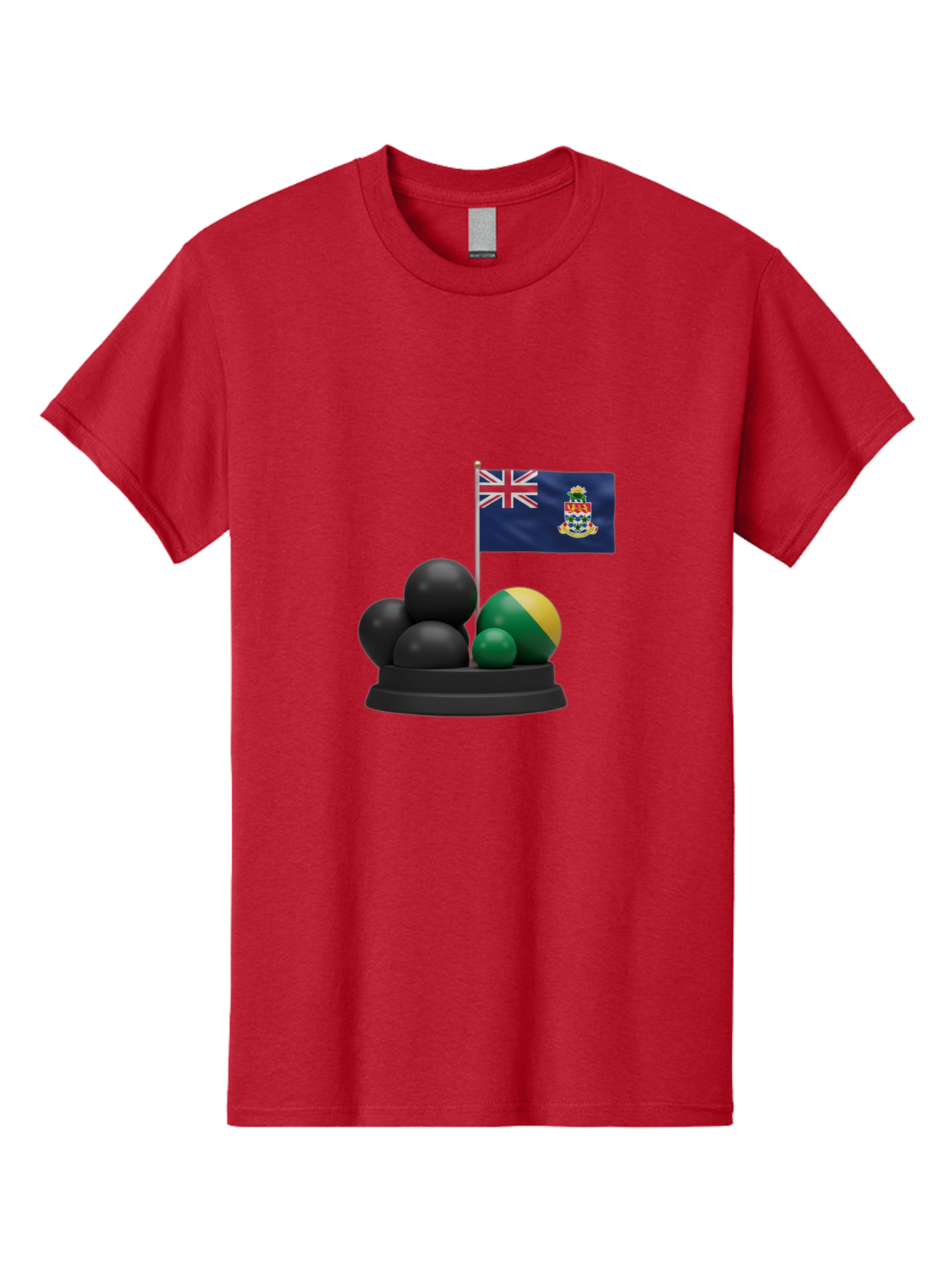 Cayman-Islands-Flag-With-Snooker-Balls Men'S Graphic Tee, 100% Cotton, Comfortable Casual Summer Wear, Machine Washable, Vintage Camera, Old Camera, Antique Camera, Black Camera, Classic Photography, Photography Equipment, Nostalgic Device, Bam001