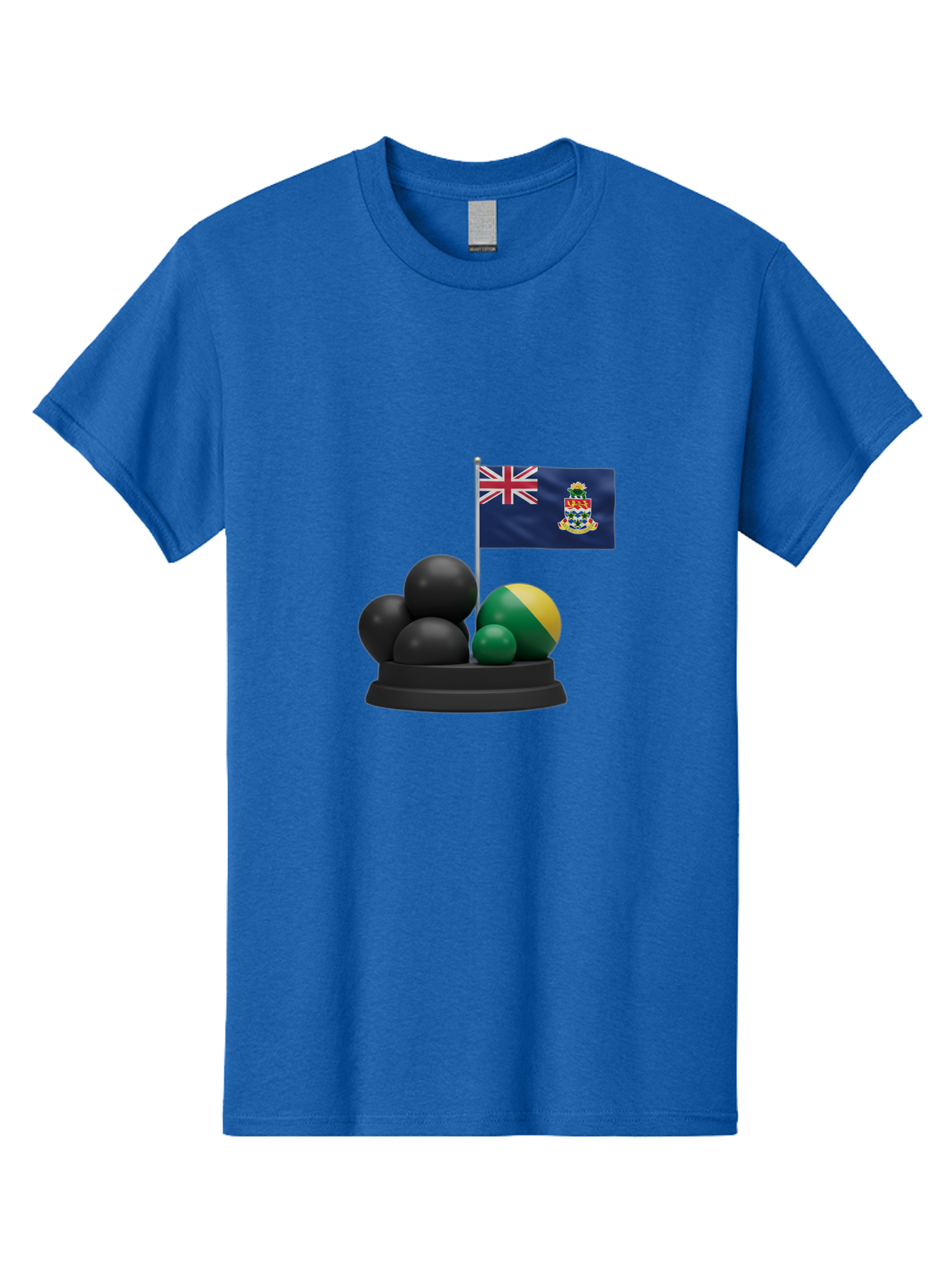 Cayman-Islands-Flag-With-Snooker-Balls Men'S Graphic Tee, 100% Cotton, Comfortable Casual Summer Wear, Machine Washable, Vintage Camera, Old Camera, Antique Camera, Black Camera, Classic Photography, Photography Equipment, Nostalgic Device, Bam001