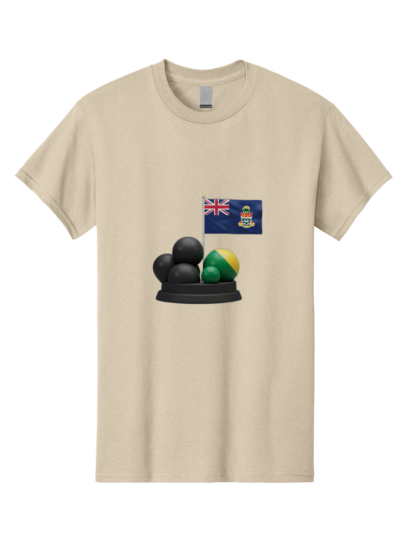 Cayman-Islands-Flag-With-Snooker-Balls Men'S Graphic Tee, 100% Cotton, Comfortable Casual Summer Wear, Machine Washable, Vintage Camera, Old Camera, Antique Camera, Black Camera, Classic Photography, Photography Equipment, Nostalgic Device, Bam001