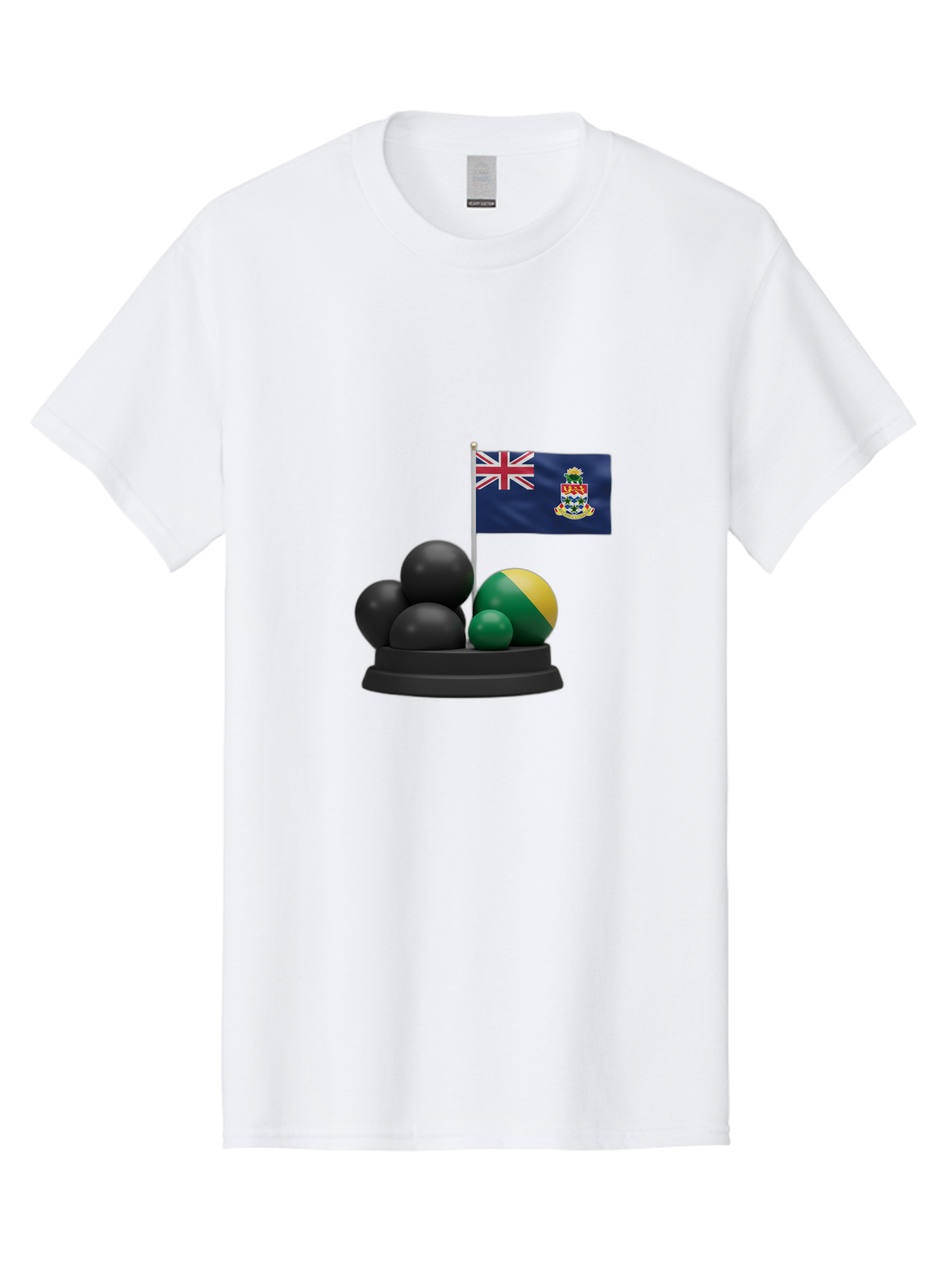 Cayman-Islands-Flag-With-Snooker-Balls Men'S Graphic Tee, 100% Cotton, Comfortable Casual Summer Wear, Machine Washable, Vintage Camera, Old Camera, Antique Camera, Black Camera, Classic Photography, Photography Equipment, Nostalgic Device, Bam001