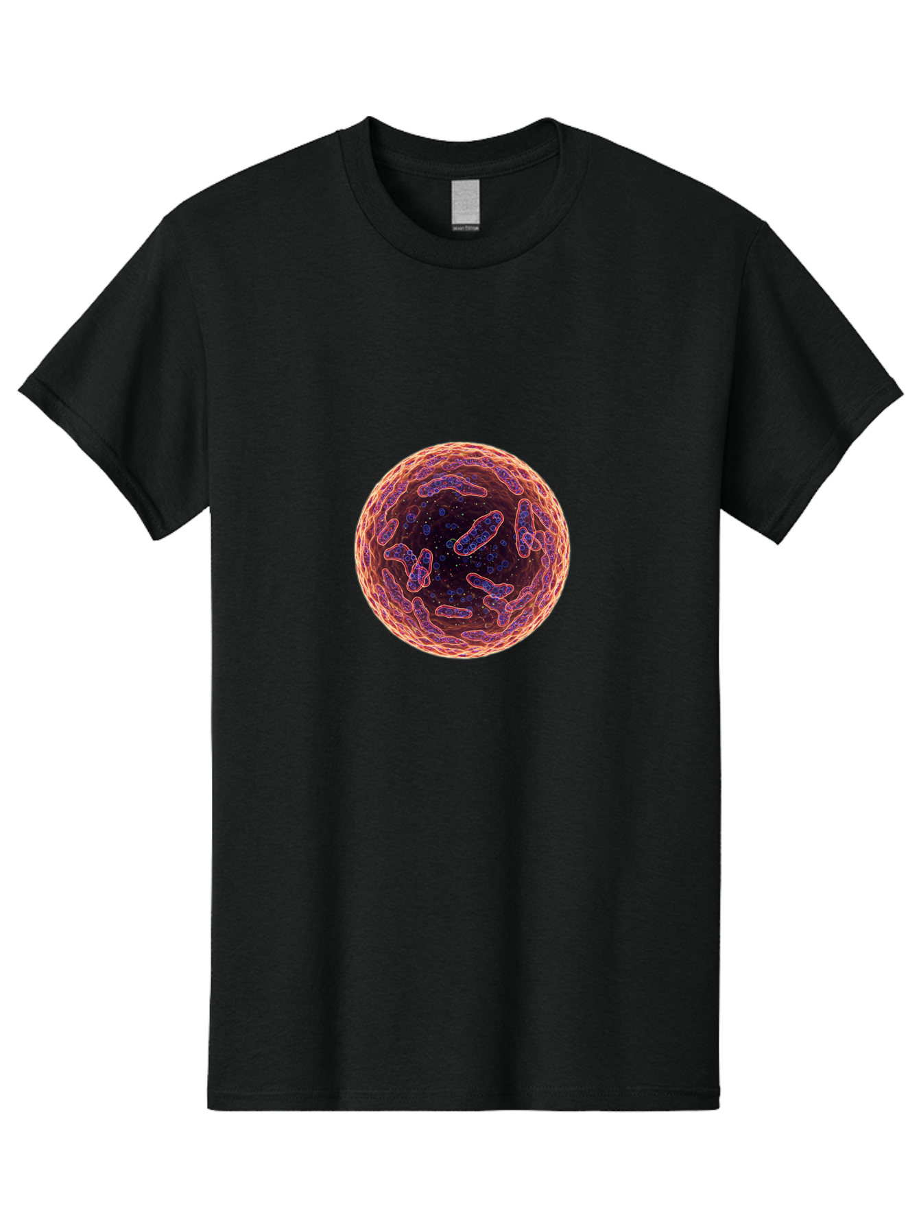 Cell-Structure Men'S Graphic Tee, 100% Cotton, Comfortable Casual Summer Wear, Machine Washable, Vintage Camera, Old Camera, Antique Camera, Black Camera, Classic Photography, Photography Equipment, Nostalgic Device, Film Camera, Camera Art Bam002