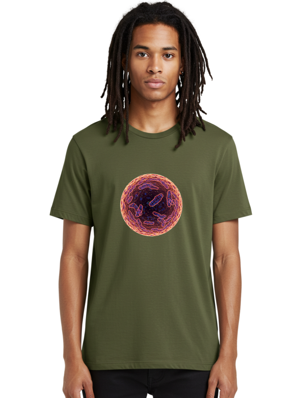 Cell-Structure Men'S Graphic Tee, 100% Cotton, Comfortable Casual Summer Wear, Machine Washable, Vintage Camera, Old Camera, Antique Camera, Black Camera, Classic Photography, Photography Equipment, Nostalgic Device, Film Camera, Camera Art Bam002