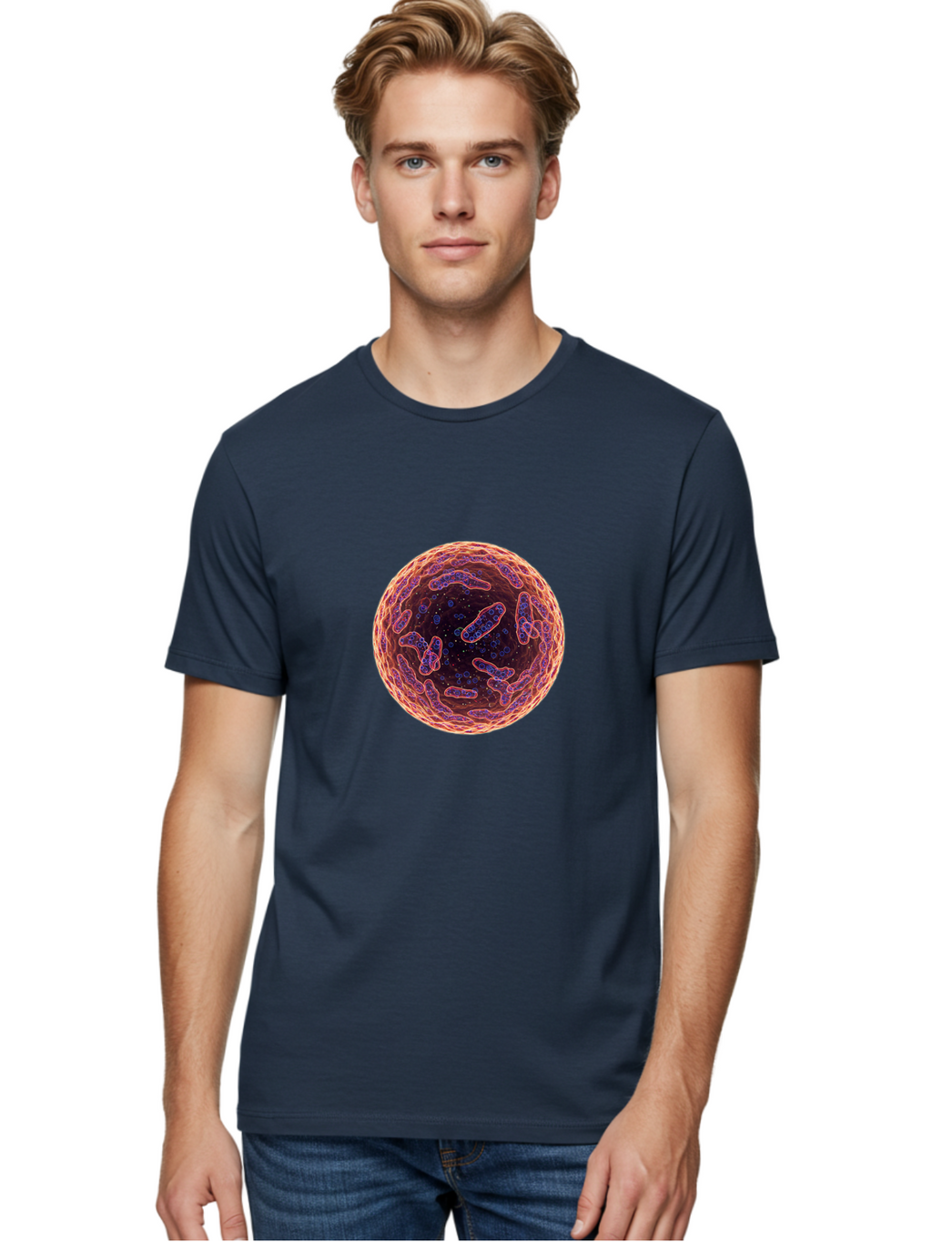 Cell-Structure Men'S Graphic Tee, 100% Cotton, Comfortable Casual Summer Wear, Machine Washable, Vintage Camera, Old Camera, Antique Camera, Black Camera, Classic Photography, Photography Equipment, Nostalgic Device, Film Camera, Camera Art Bam002