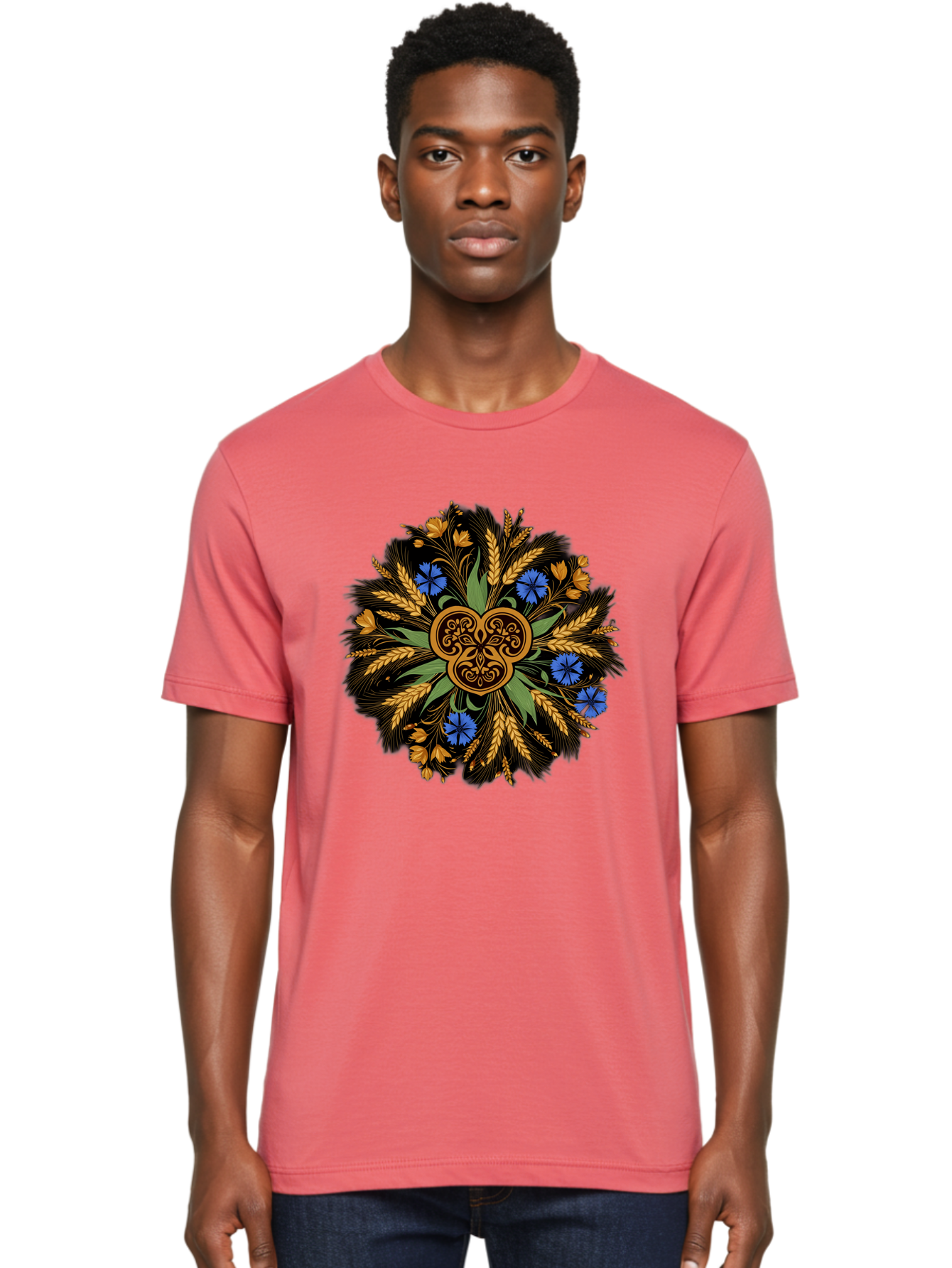 Celtic-Knotwork-Mandala Men'S Graphic Tee, 100% Cotton, Comfortable Casual Summer Wear, Machine Washable, Vintage Camera, Old Camera, Antique Camera, Black Camera, Classic Photography, Photography Equipment, Nostalgic Device, Film Camera, Bam003