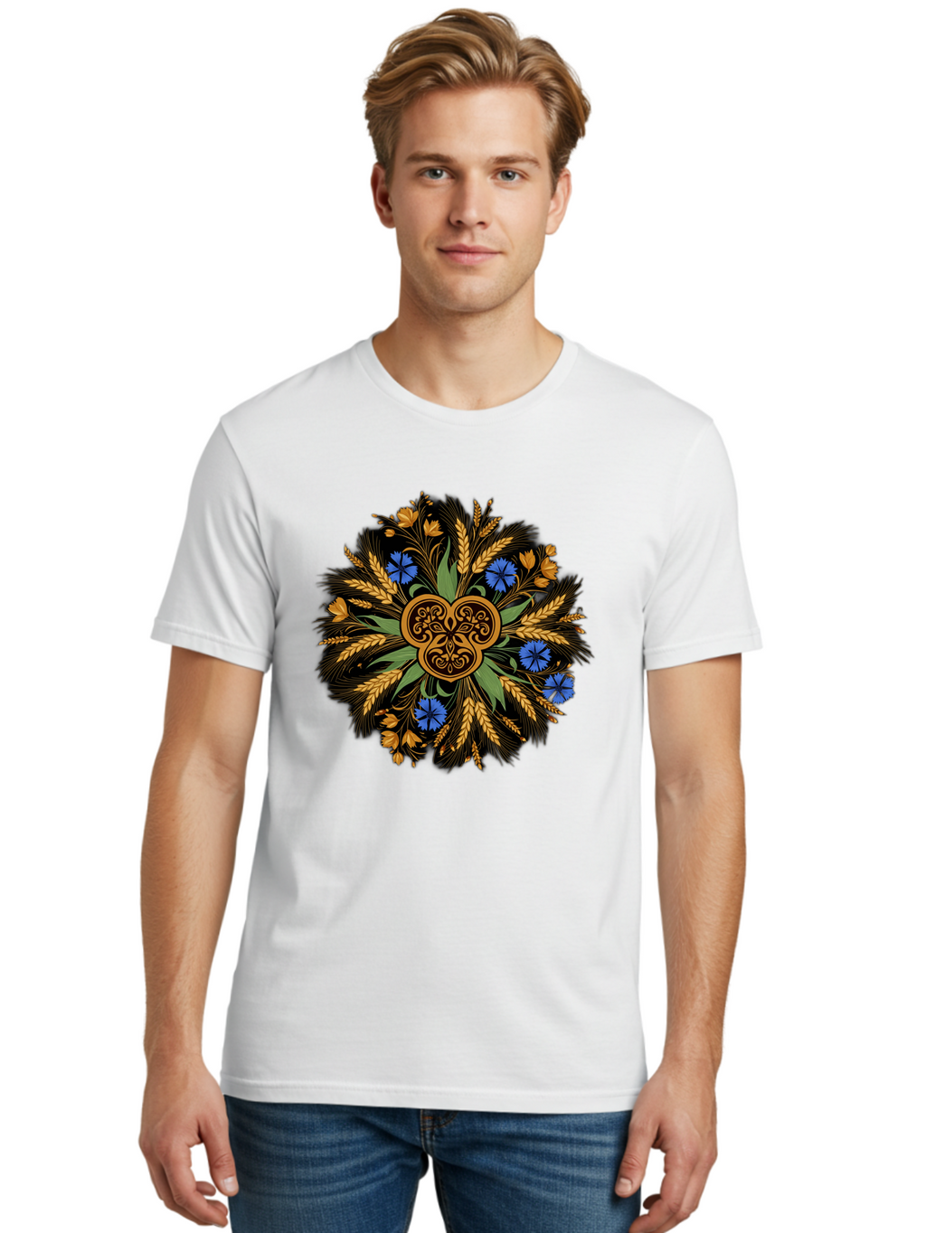 Celtic-Knotwork-Mandala Men'S Graphic Tee, 100% Cotton, Comfortable Casual Summer Wear, Machine Washable, Vintage Camera, Old Camera, Antique Camera, Black Camera, Classic Photography, Photography Equipment, Nostalgic Device, Film Camera, Bam003