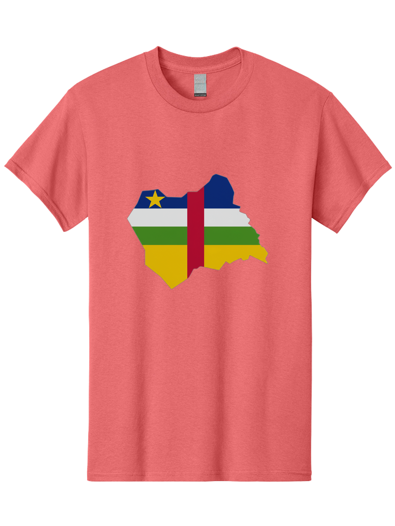 Central-African-Republic-Map-With-Flag Men'S Graphic Tee, 100% Cotton, Comfortable Casual Summer Wear, Machine Washable, Vintage Camera, Old Camera, Antique Camera, Black Camera, Classic Photography, Photography Equipment, Nostalgic Device, Bam005